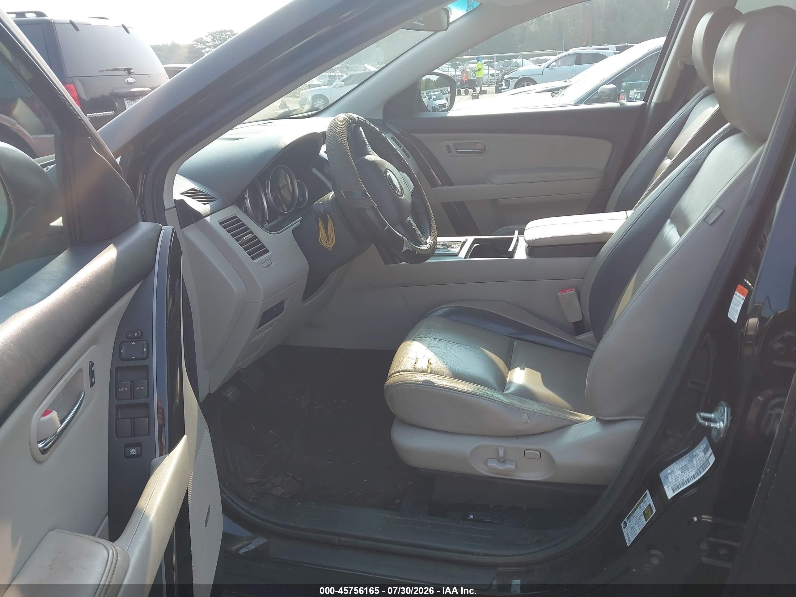2010 Mazda Cx-9 Touring Black vin: JM3TB2MA7A0237955