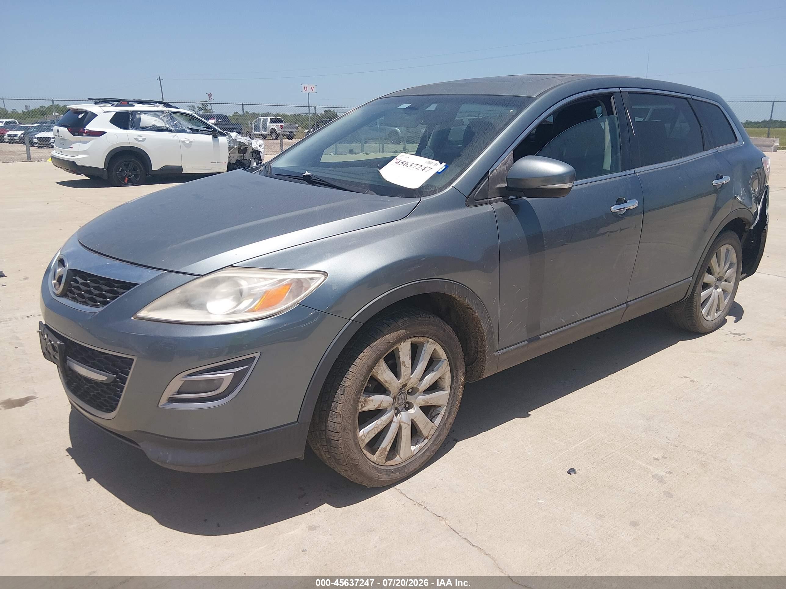 2010 Mazda Cx-9 Grand Touring Gray vin: JM3TB2MA8A0204768