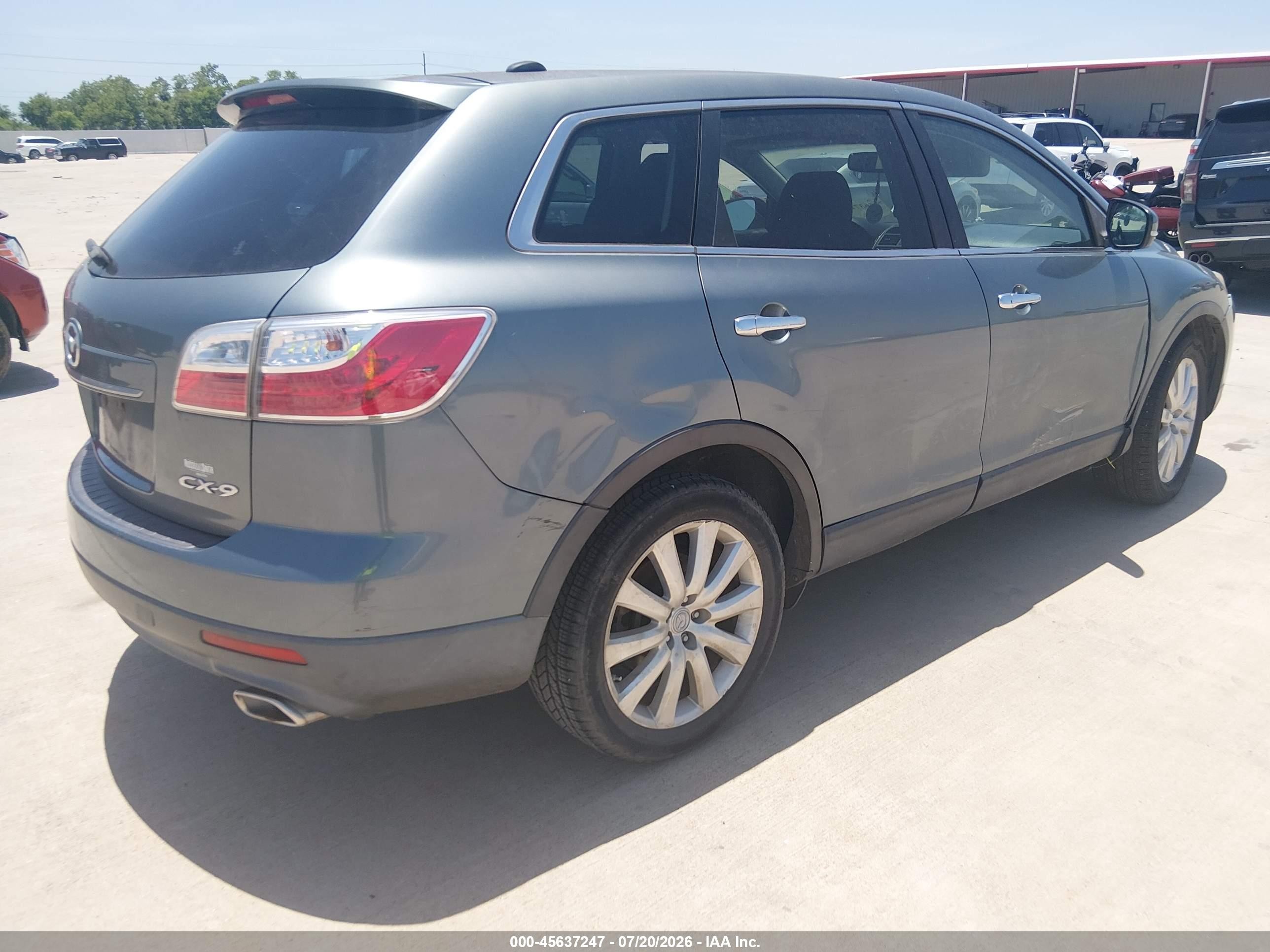 2010 Mazda Cx-9 Grand Touring Gray vin: JM3TB2MA8A0204768