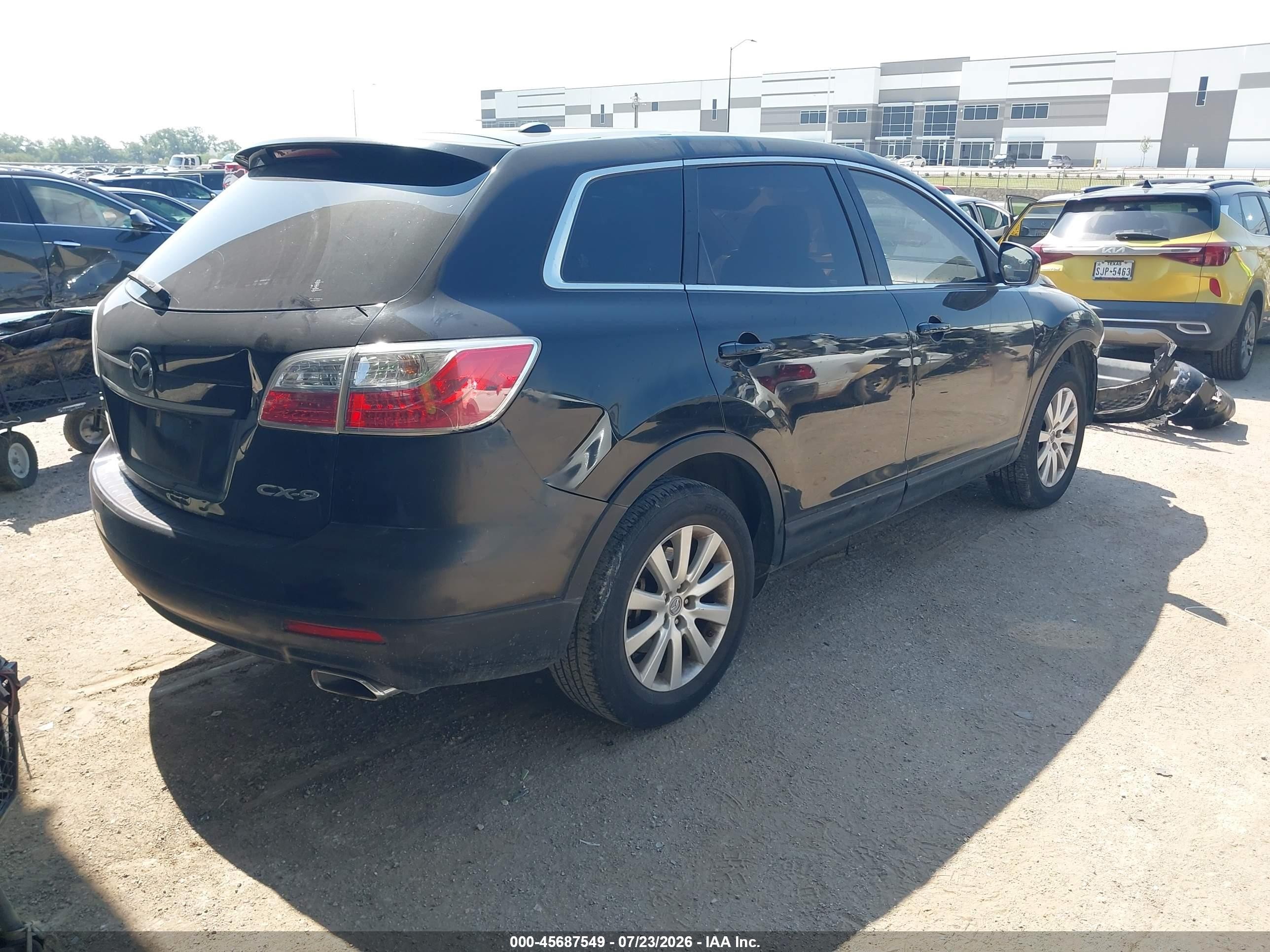 2010 Mazda Cx-9 Touring Черный vin: JM3TB2MA8A0217343