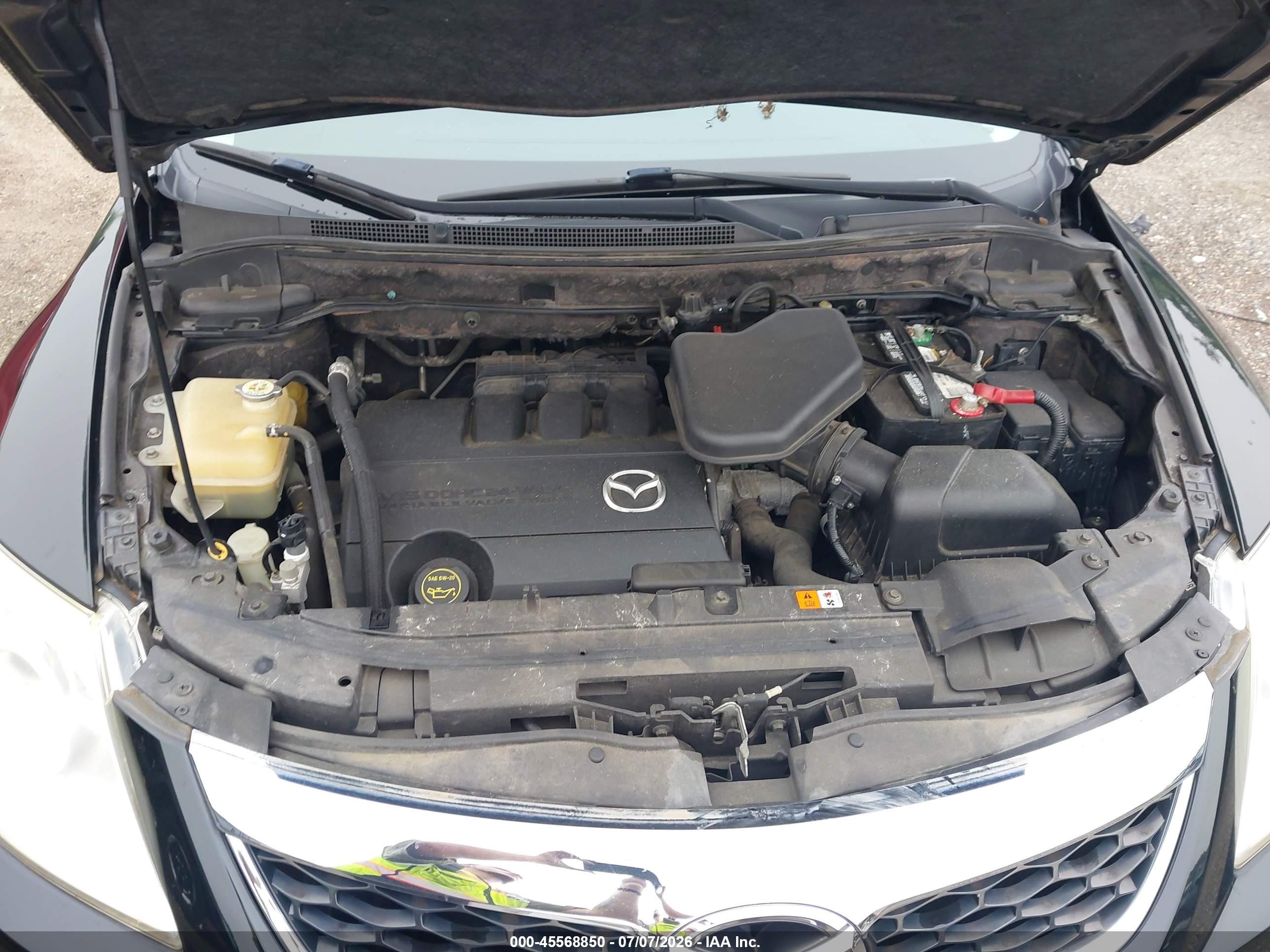 2010 Mazda Cx-9 Touring Black vin: JM3TB2MA9A0222311