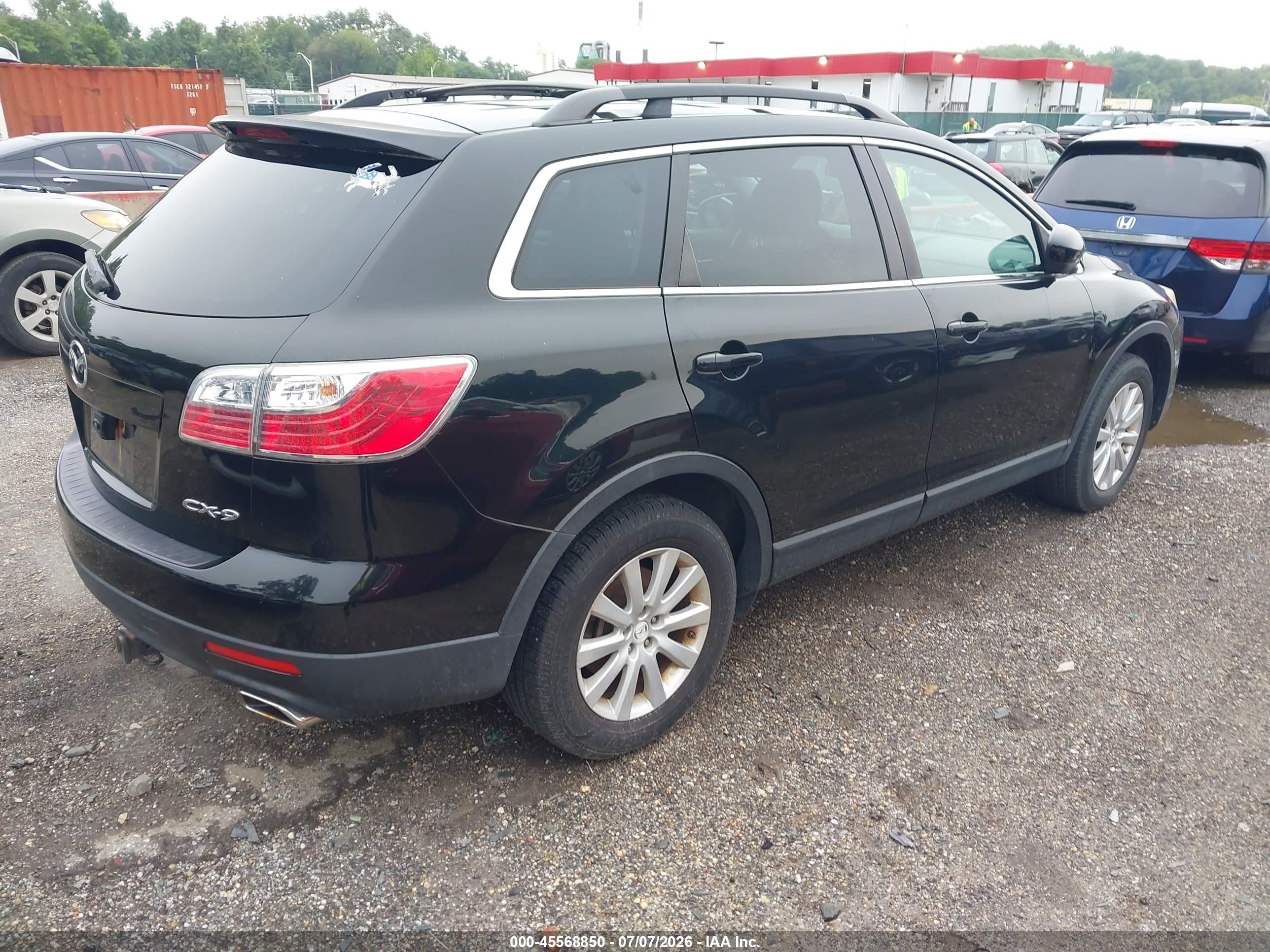 2010 Mazda Cx-9 Touring Black vin: JM3TB2MA9A0222311