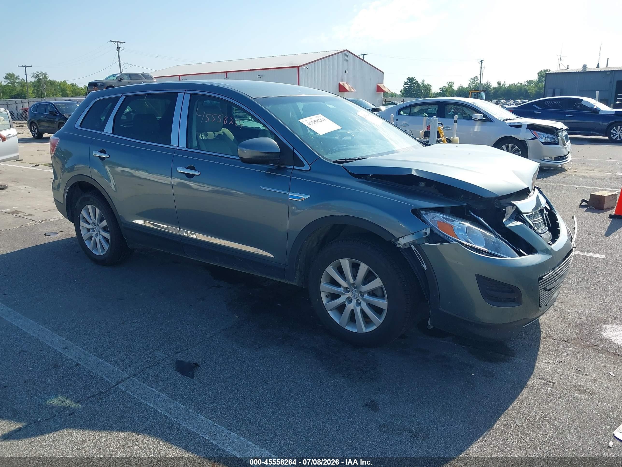 2010 Mazda Cx-9 Sport Blue vin: JM3TB2MA9A0225774