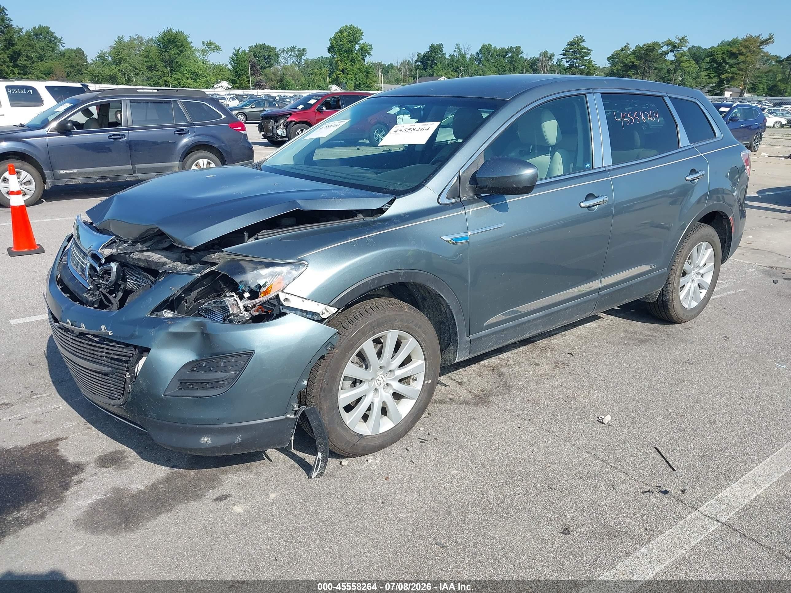 2010 Mazda Cx-9 Sport Blue vin: JM3TB2MA9A0225774