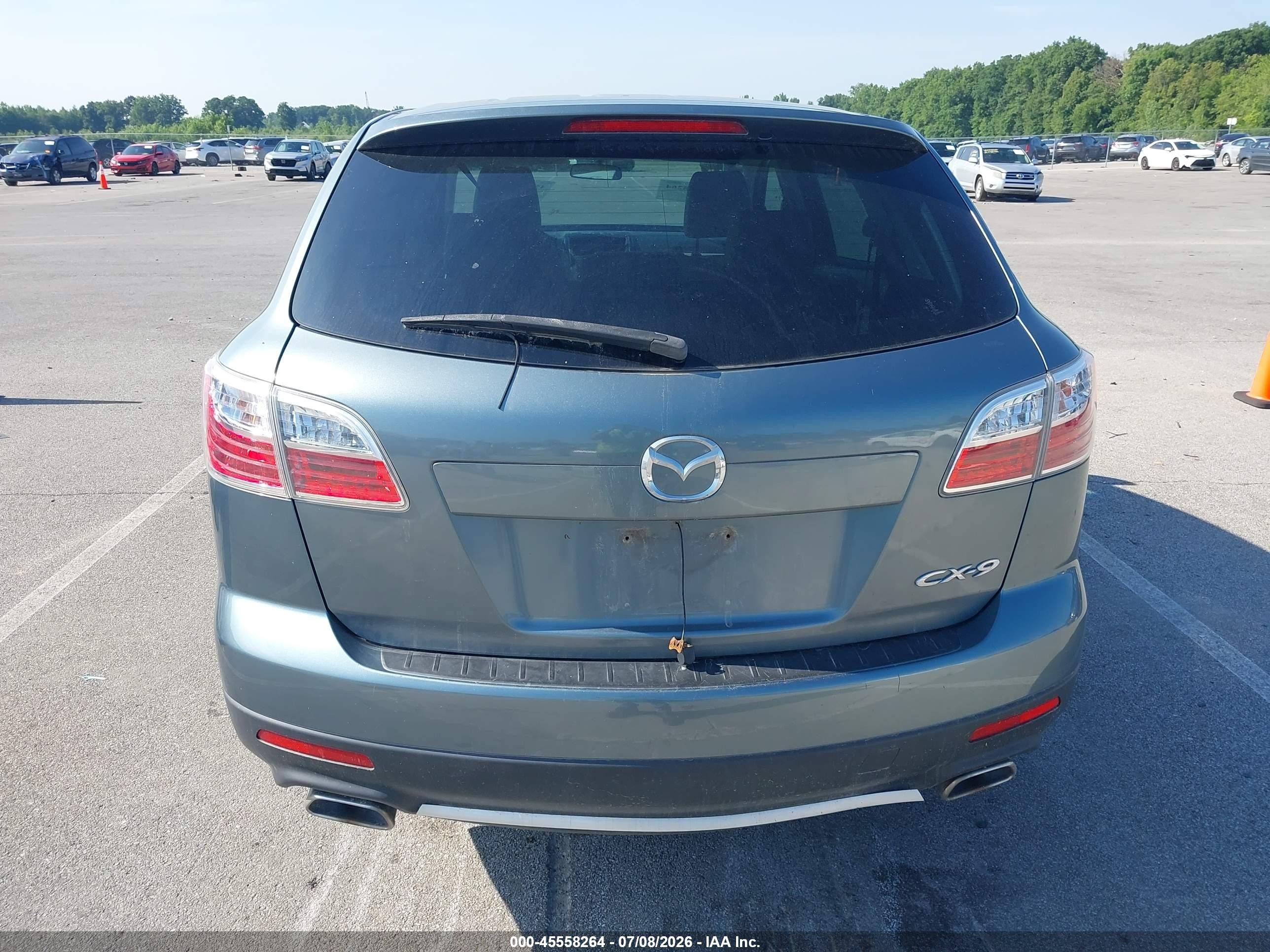 2010 Mazda Cx-9 Sport Blue vin: JM3TB2MA9A0225774