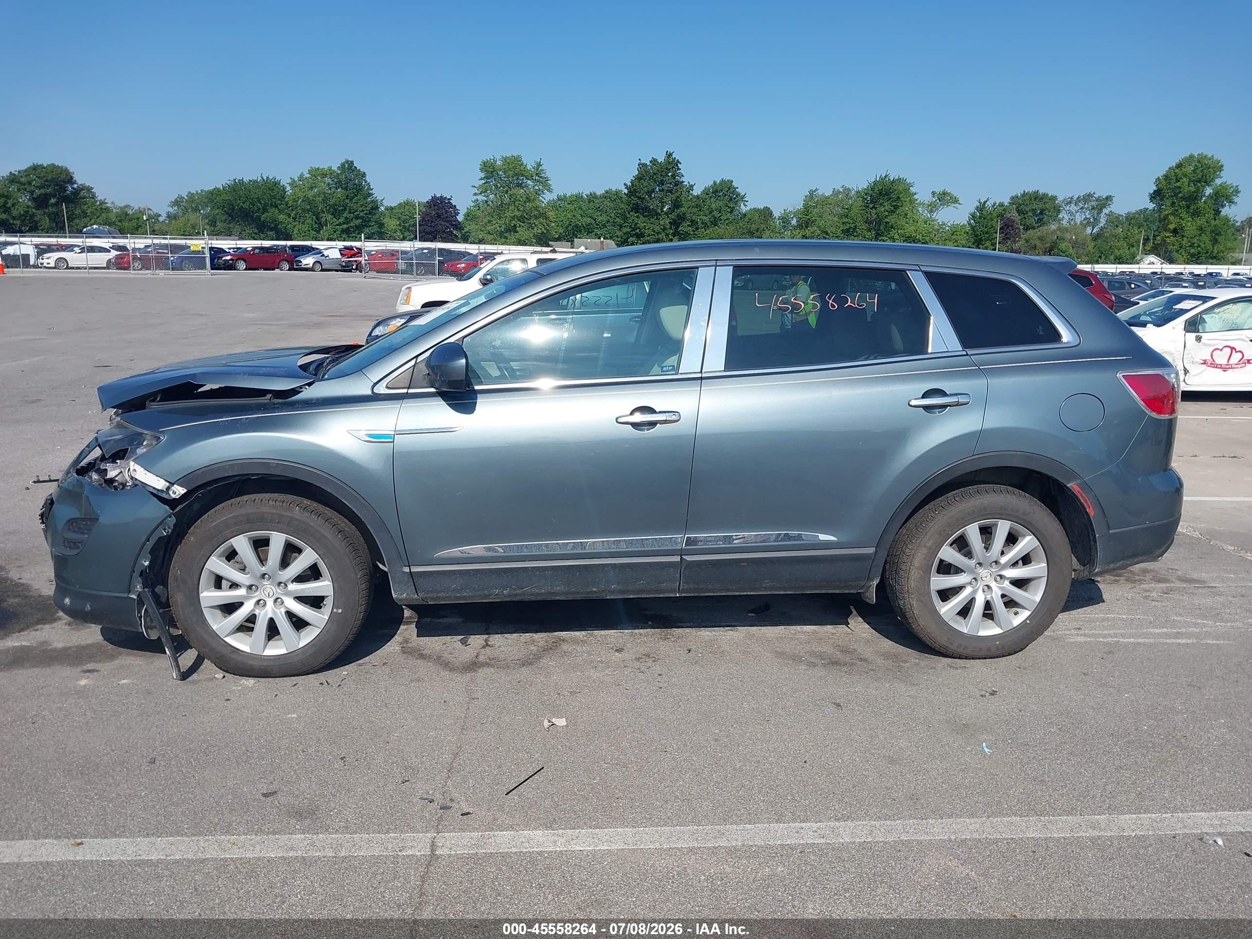 2010 Mazda Cx-9 Sport Blue vin: JM3TB2MA9A0225774