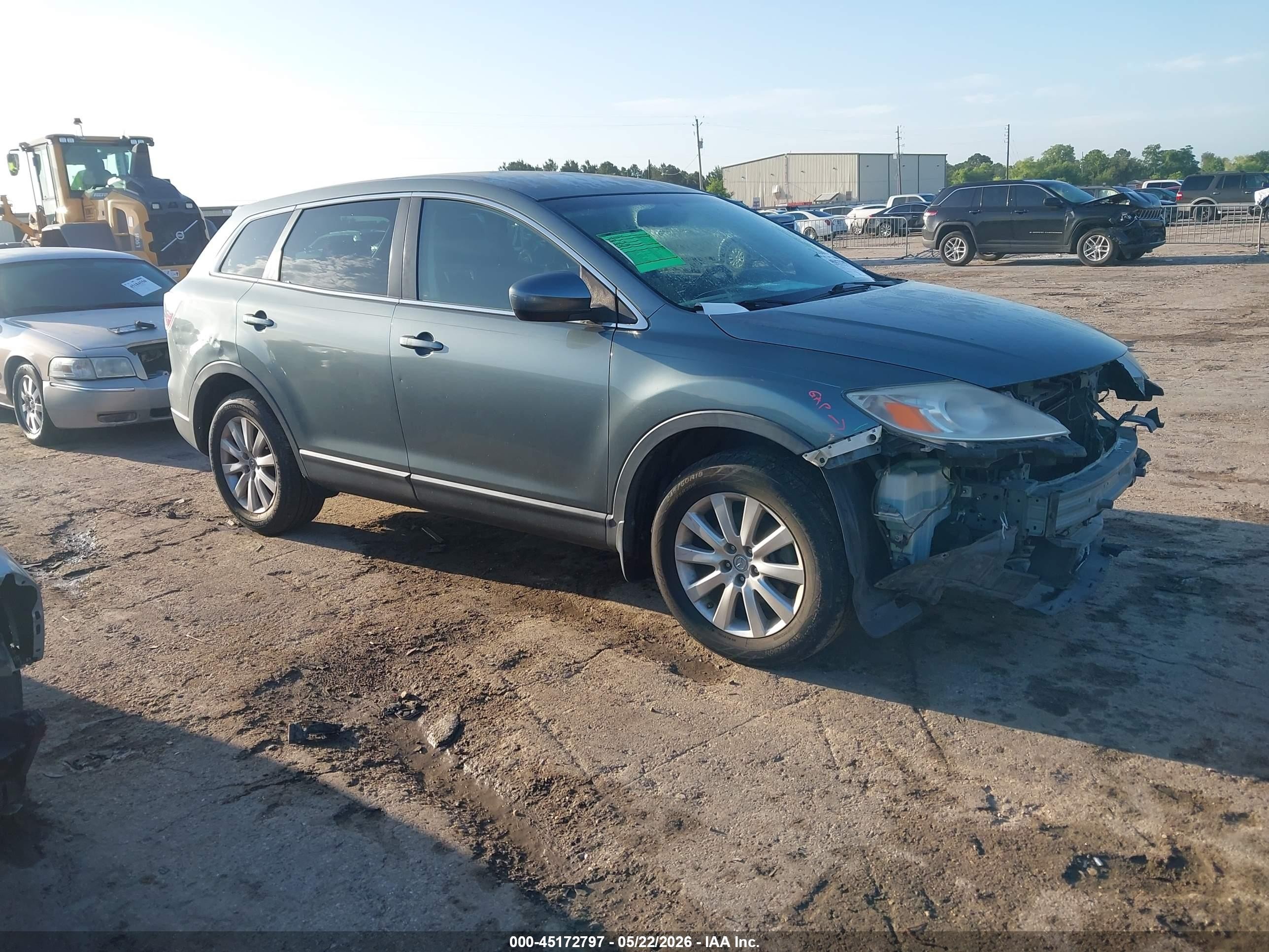 2010 Mazda Cx-9 Sport Green vin: JM3TB2MAXA0209308