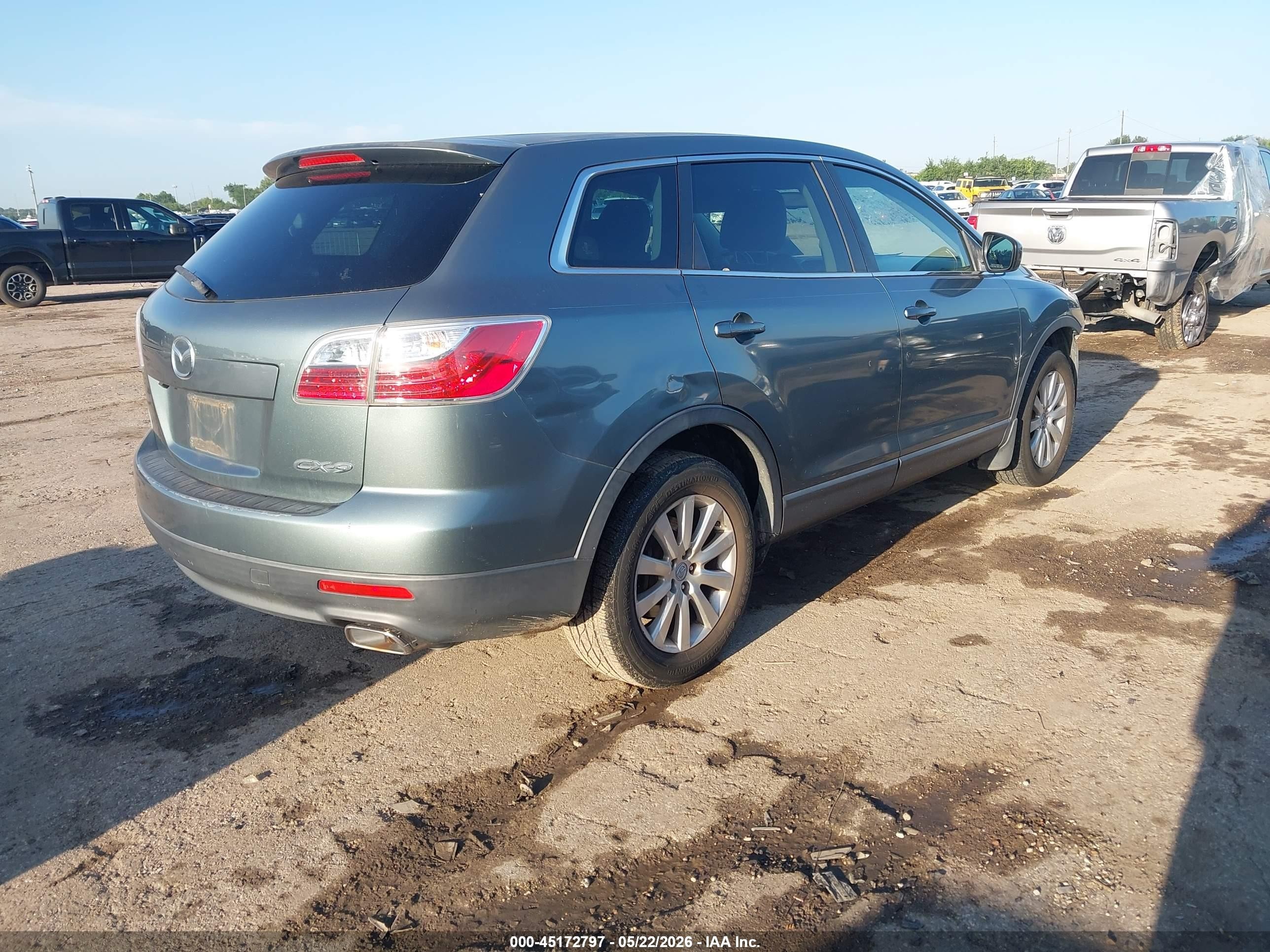 2010 Mazda Cx-9 Sport Green vin: JM3TB2MAXA0209308