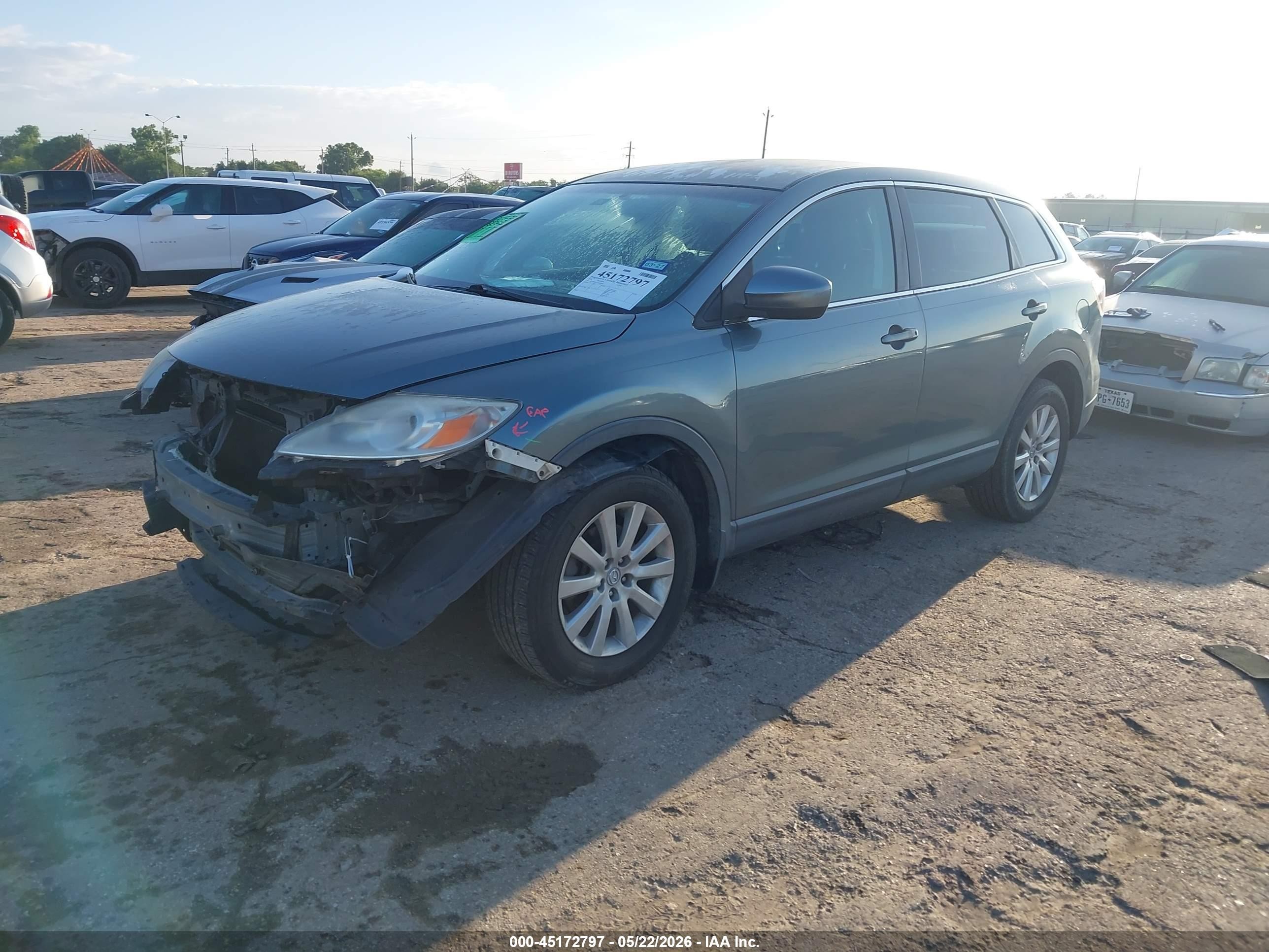 2010 Mazda Cx-9 Sport Green vin: JM3TB2MAXA0209308