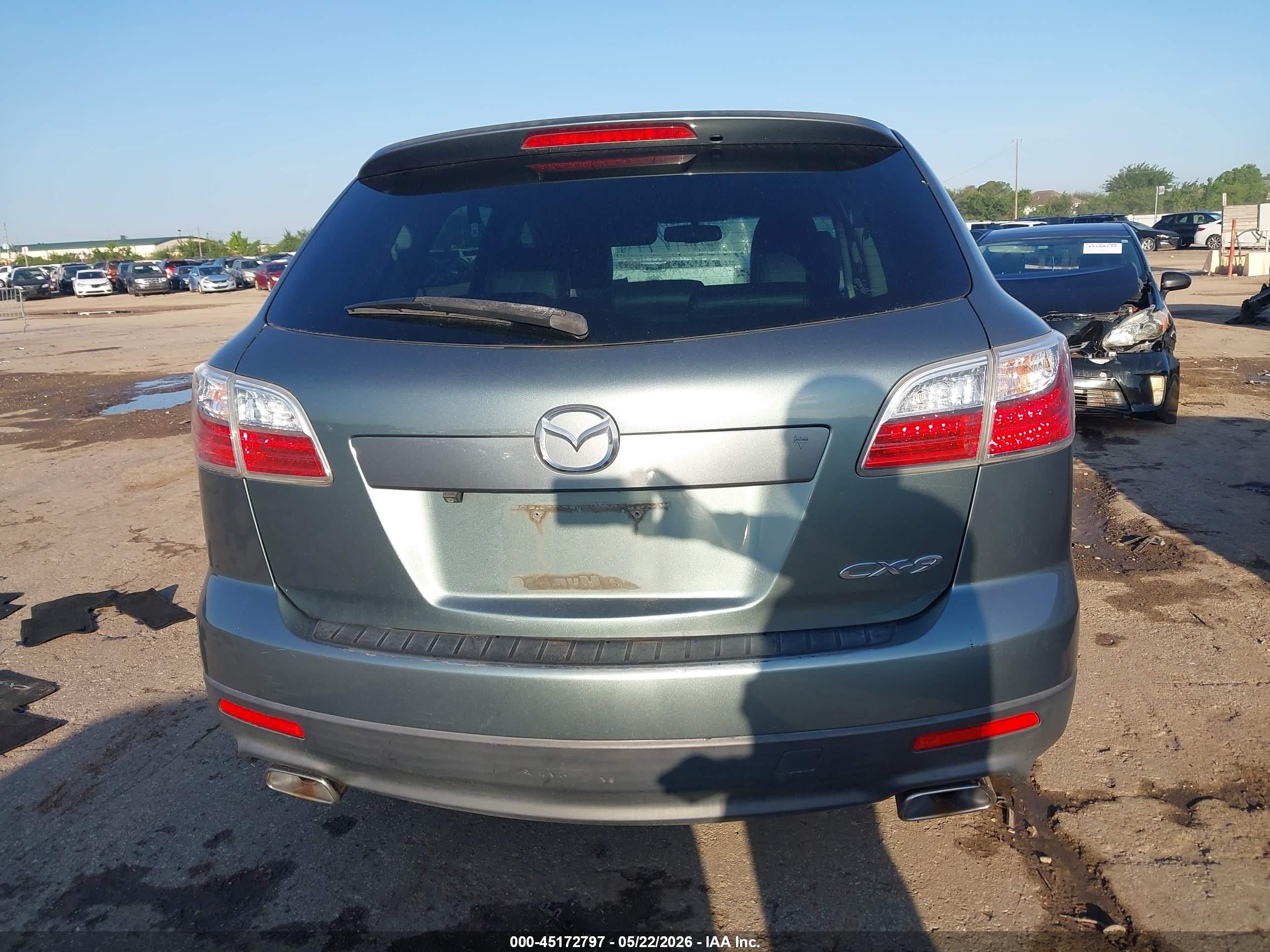 2010 Mazda Cx-9 Sport Green vin: JM3TB2MAXA0209308