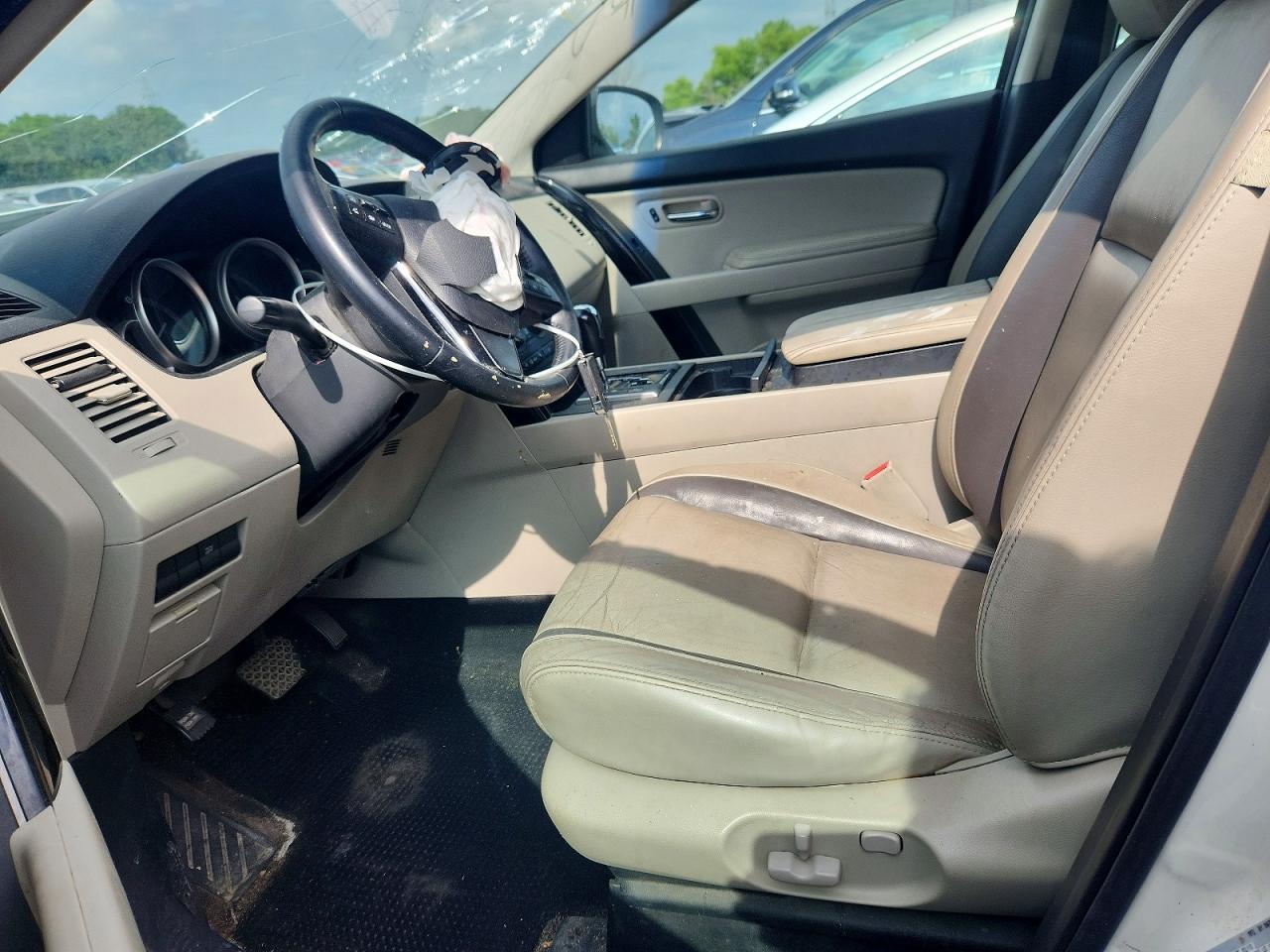 2010 Mazda Cx-9 White vin: JM3TB2MAXA0217425
