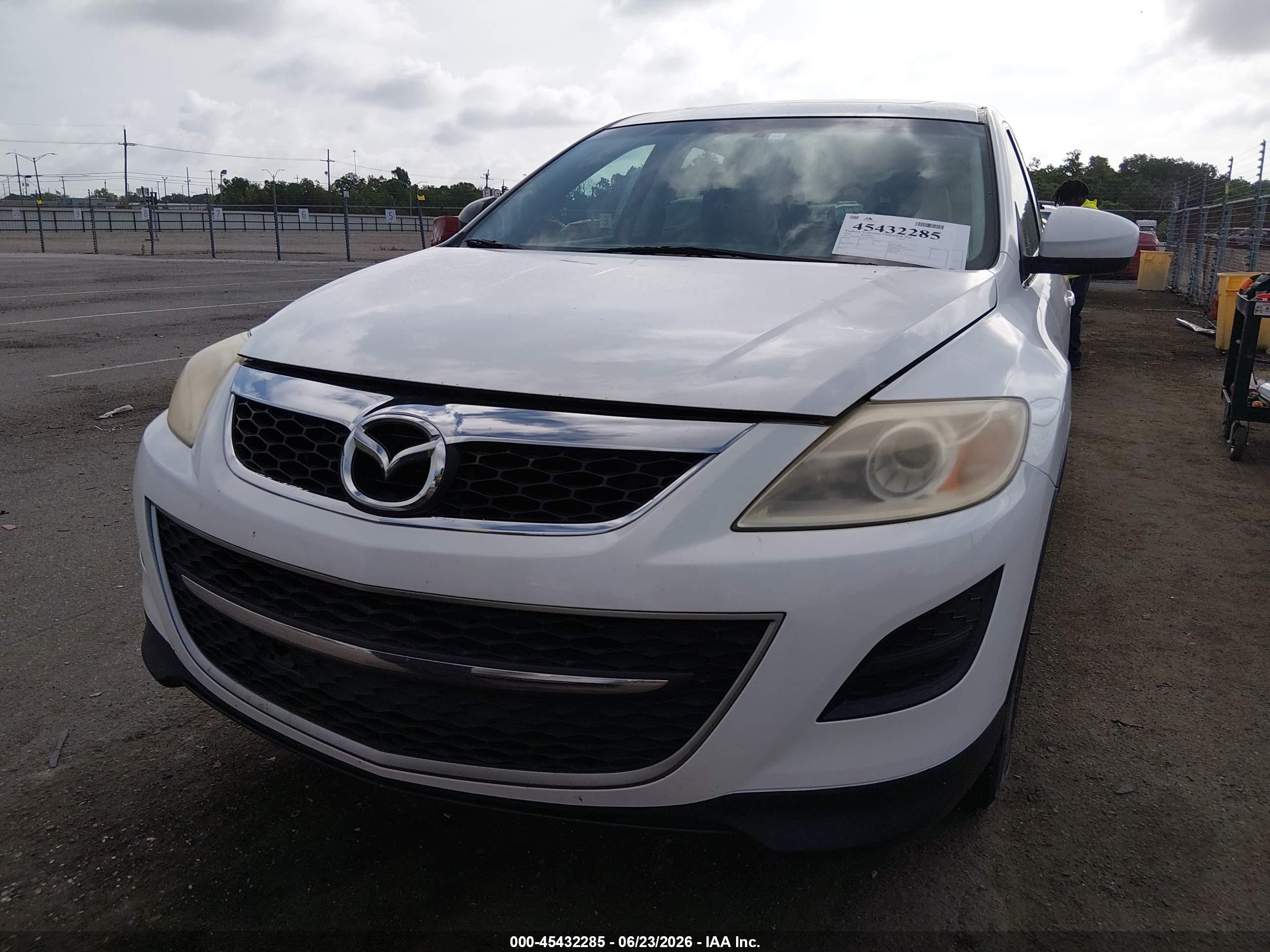 2010 Mazda Cx-9 Touring White vin: JM3TB2MAXA0220227