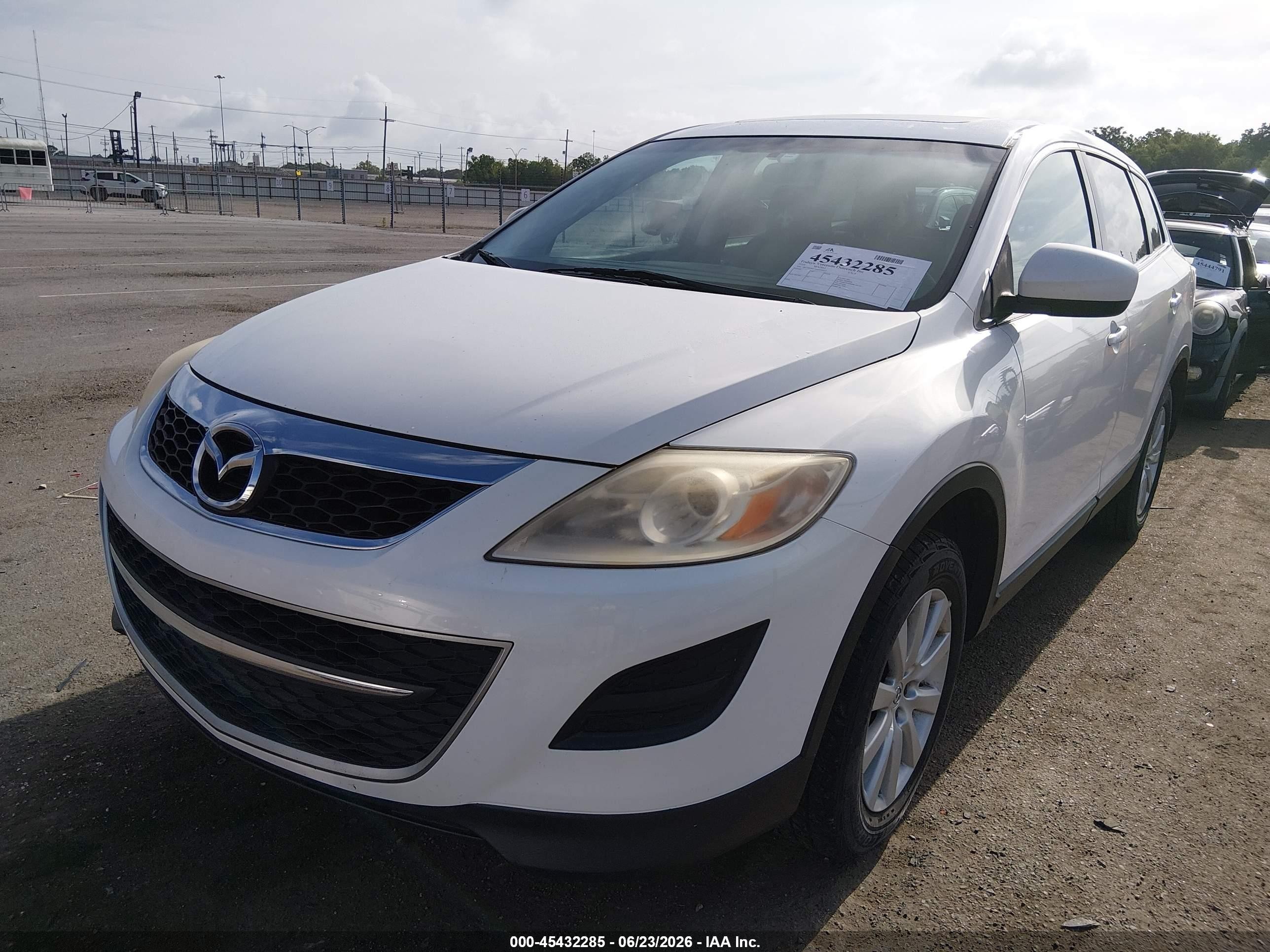 2010 Mazda Cx-9 Touring White vin: JM3TB2MAXA0220227