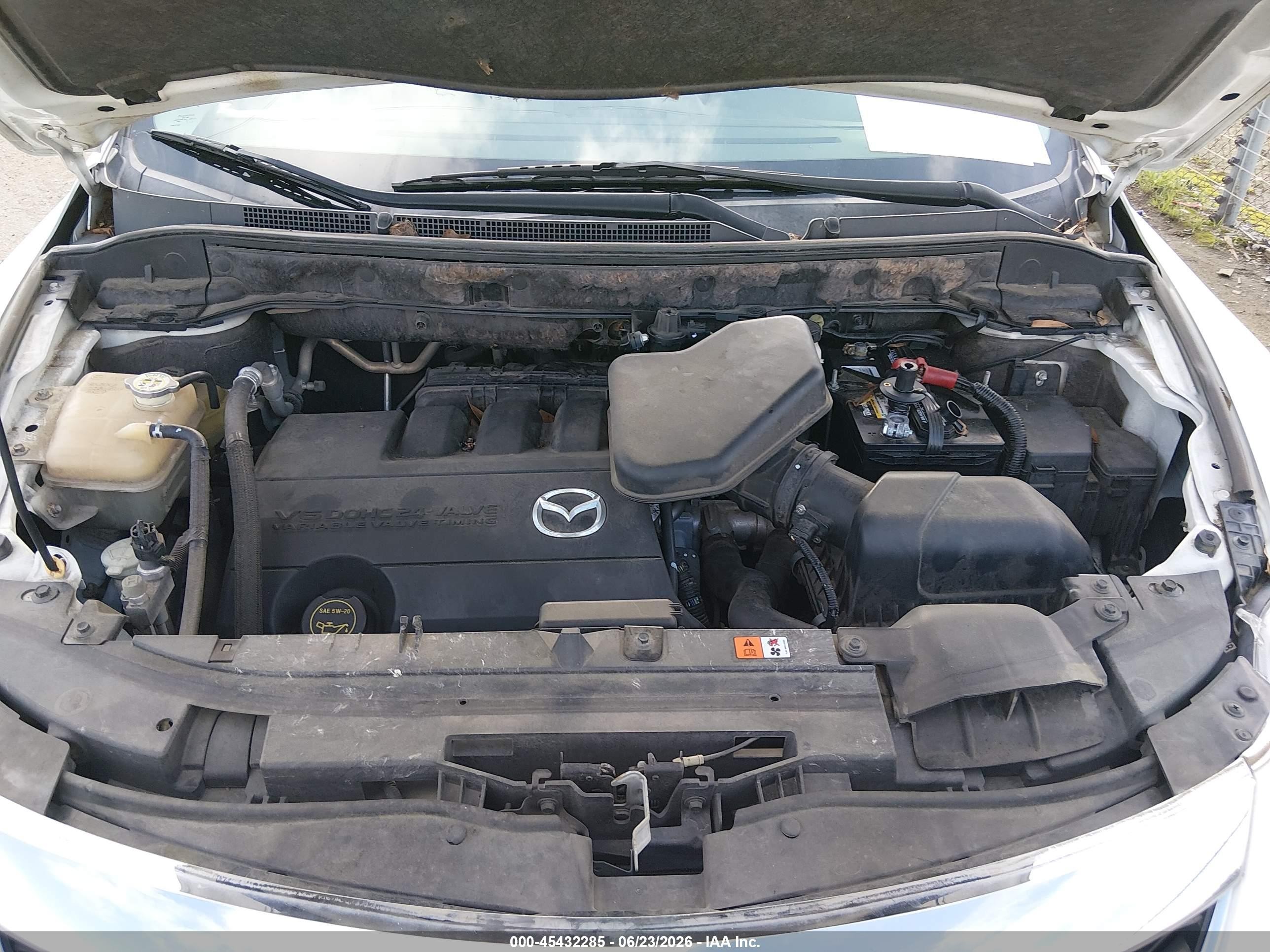 2010 Mazda Cx-9 Touring White vin: JM3TB2MAXA0220227