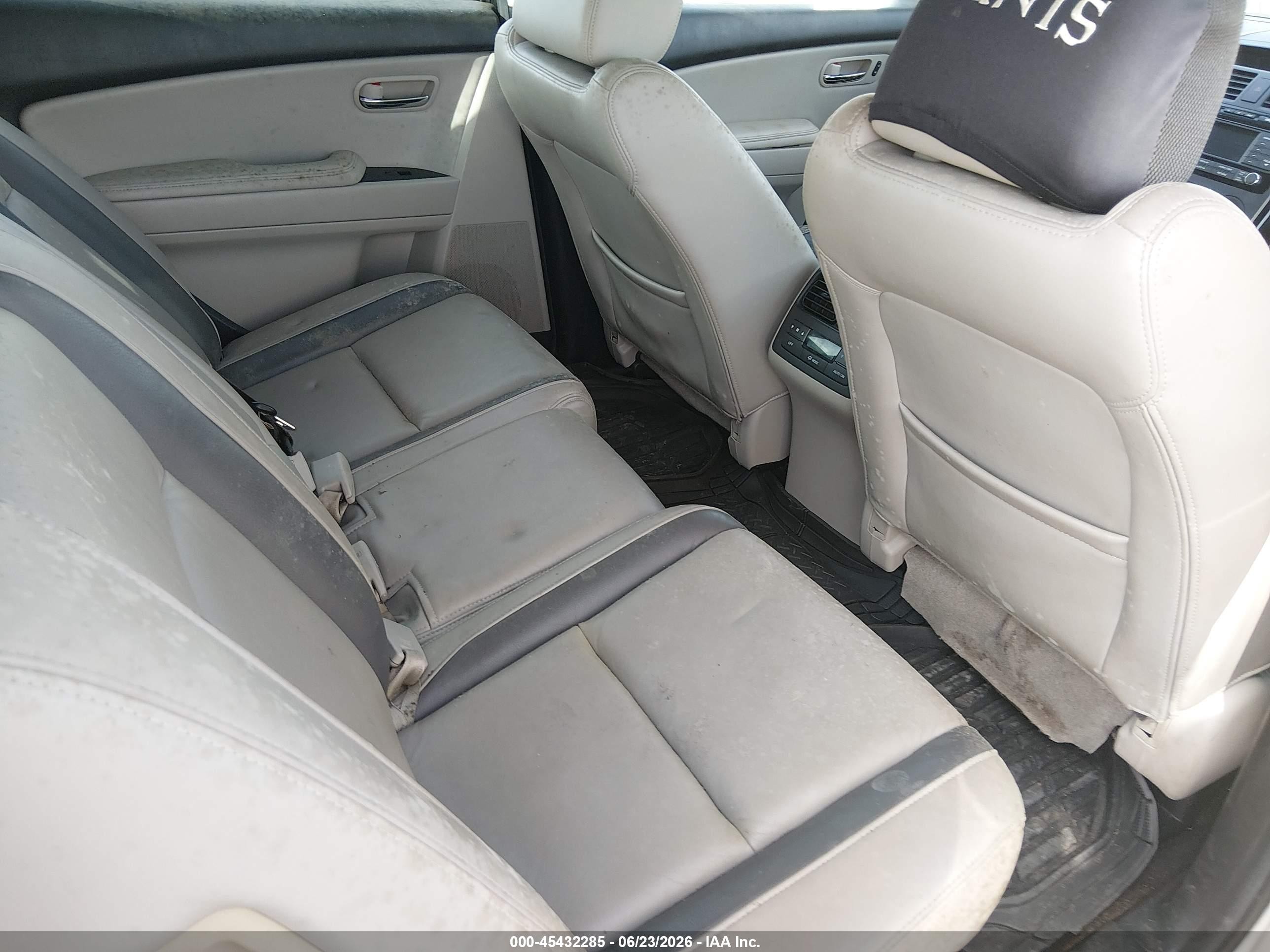 2010 Mazda Cx-9 Touring White vin: JM3TB2MAXA0220227
