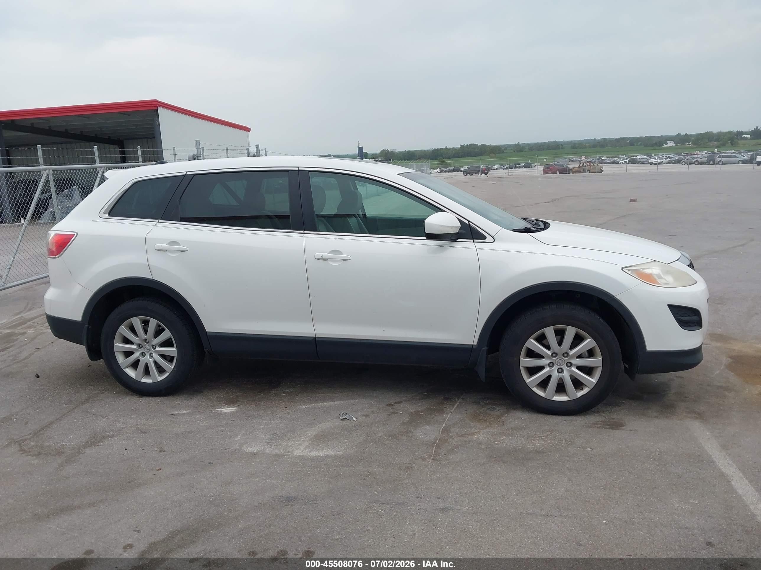 2010 Mazda Cx-9 Touring White vin: JM3TB2MAXA0232281