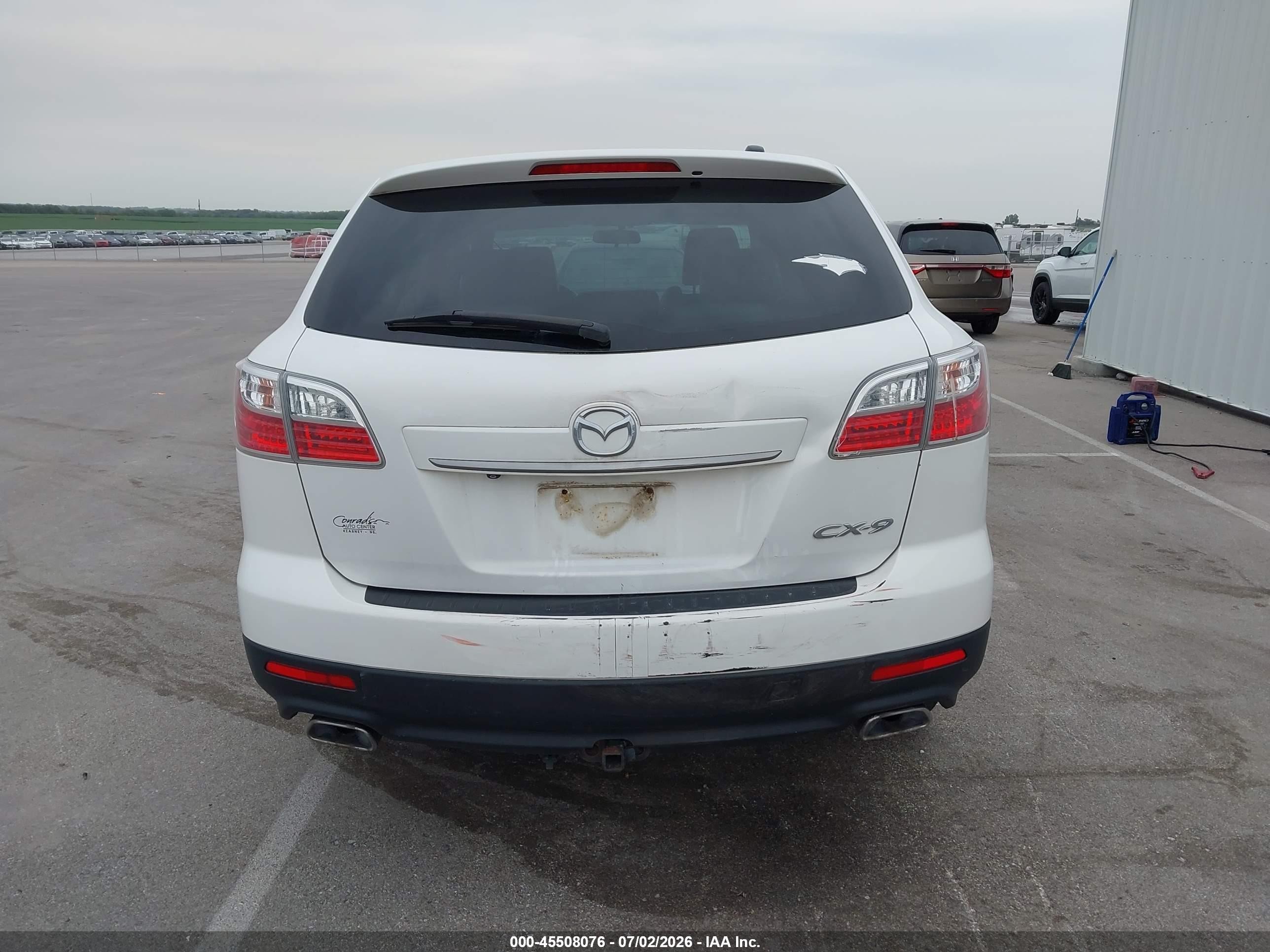 2010 Mazda Cx-9 Touring White vin: JM3TB2MAXA0232281