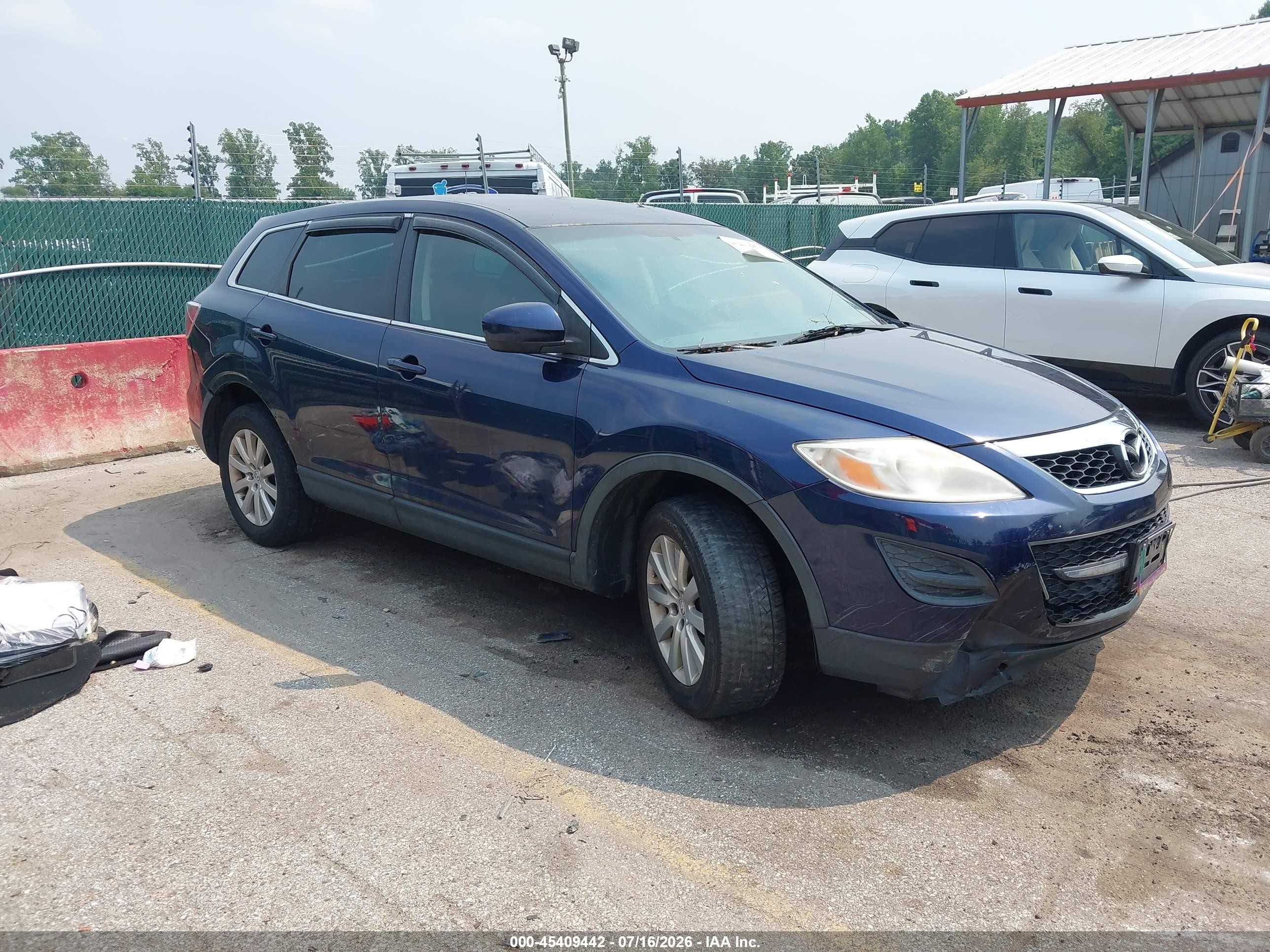 2010 Mazda Cx-9 Sport Blue vin: JM3TB2MV1A0211497