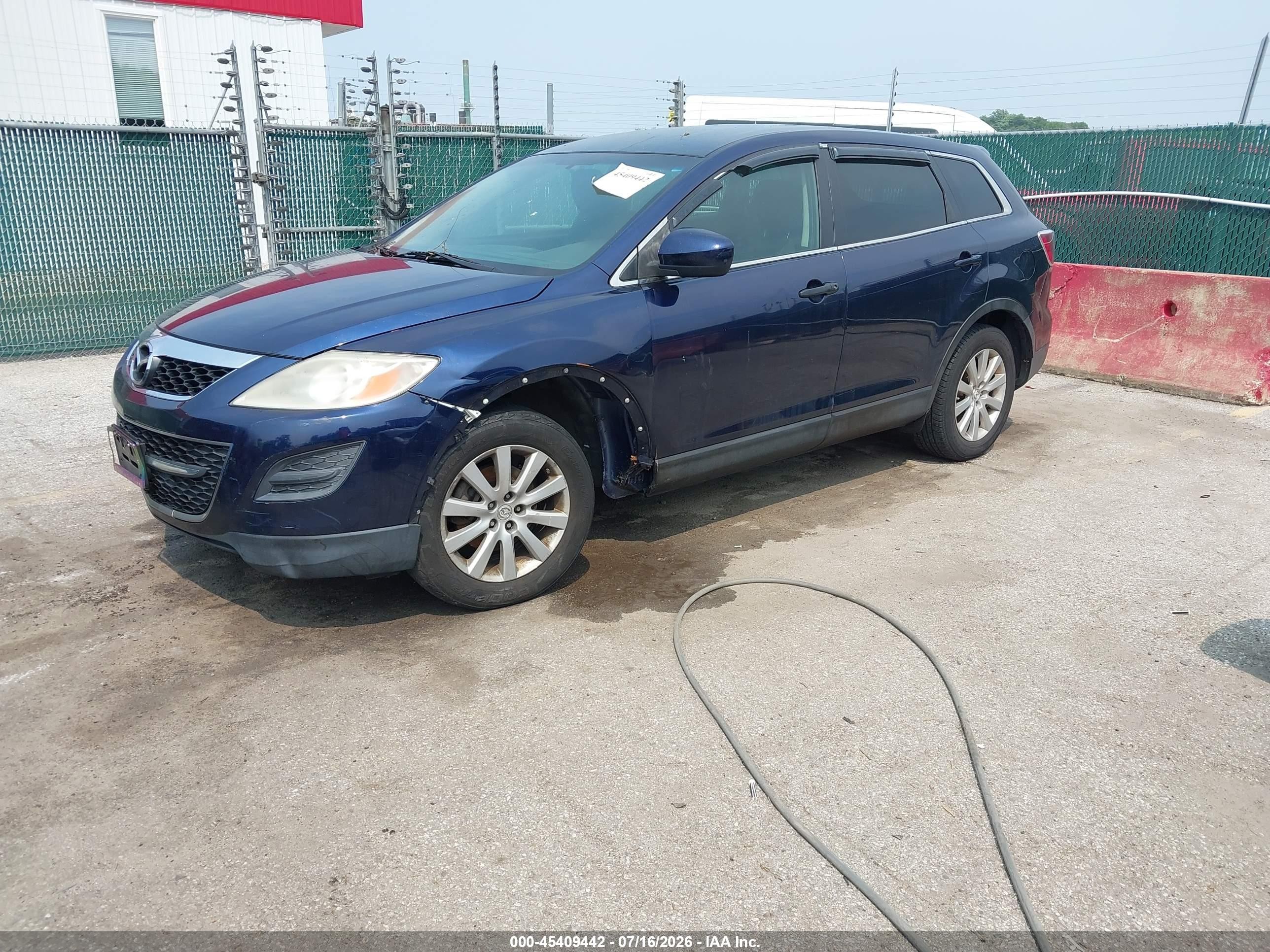 2010 Mazda Cx-9 Sport Blue vin: JM3TB2MV1A0211497