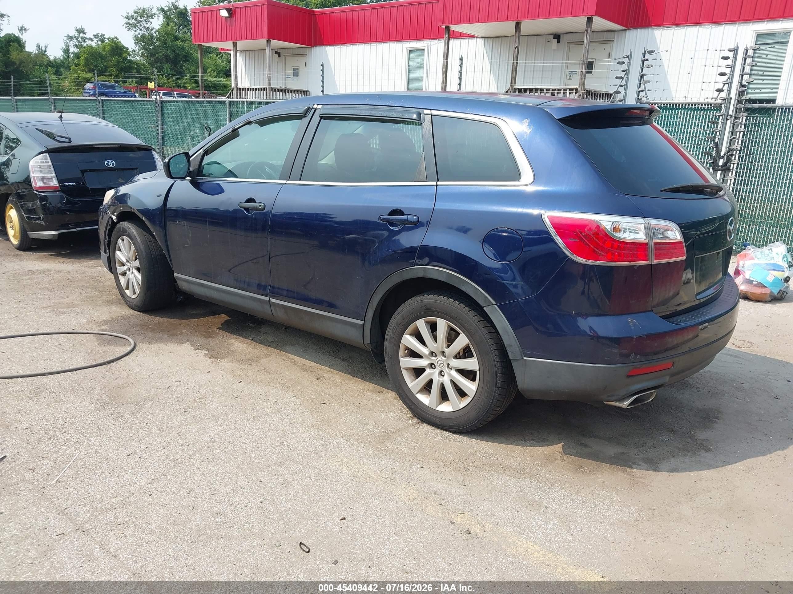 2010 Mazda Cx-9 Sport Blue vin: JM3TB2MV1A0211497