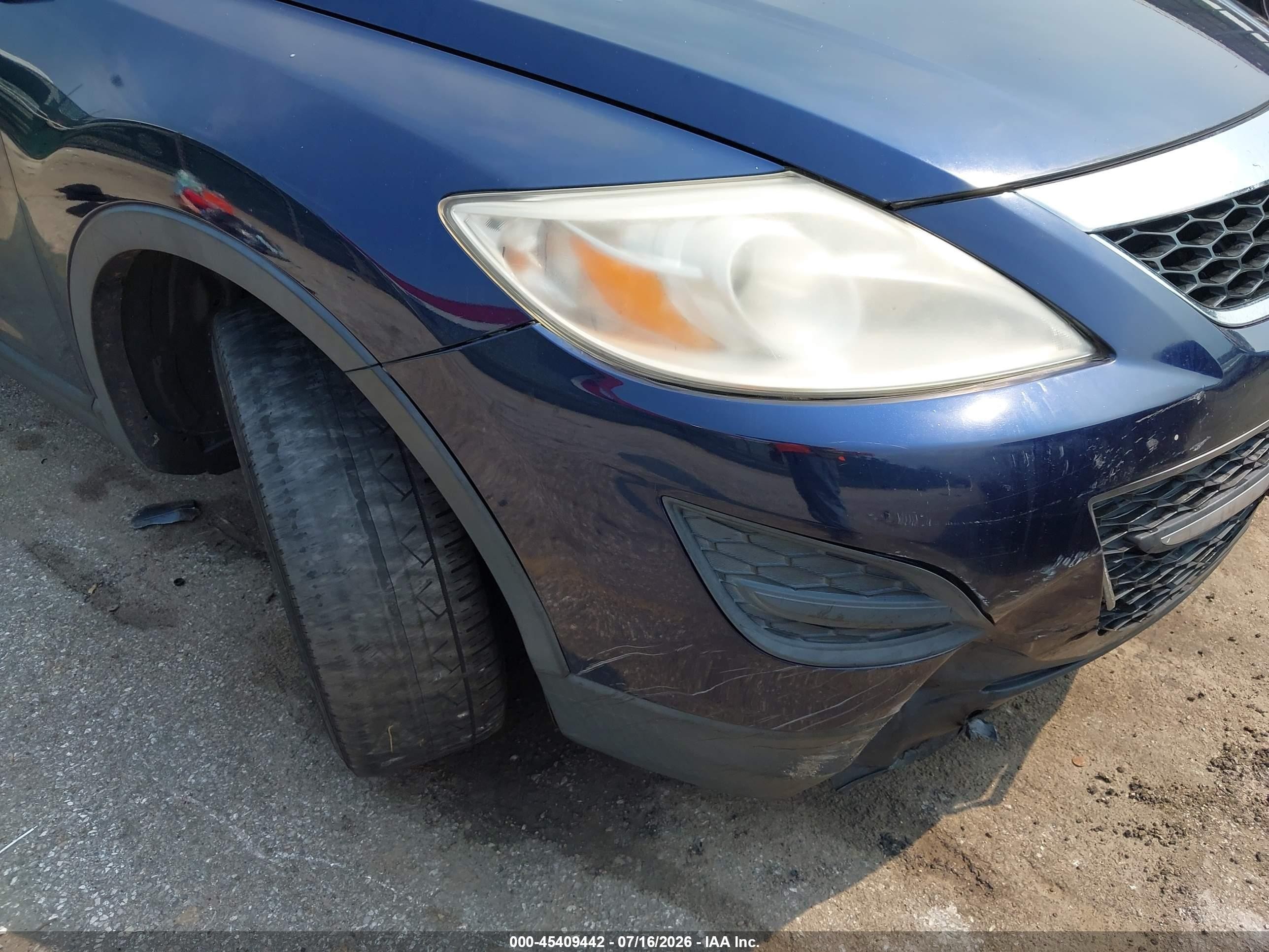2010 Mazda Cx-9 Sport Blue vin: JM3TB2MV1A0211497