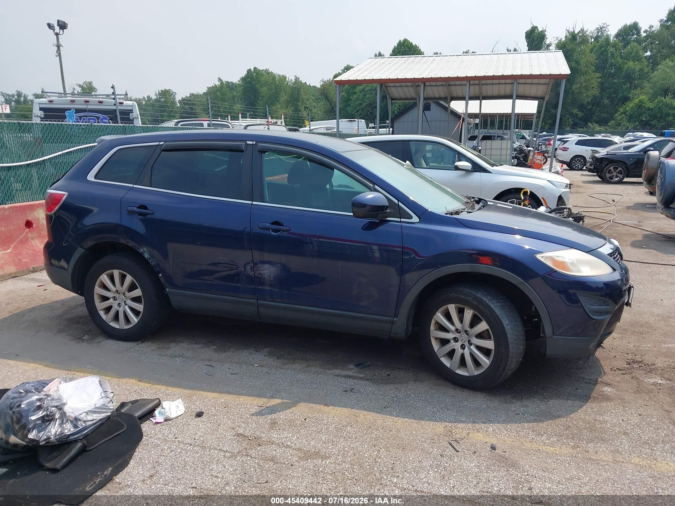 2010 Mazda Cx-9 Sport Blue vin: JM3TB2MV1A0211497