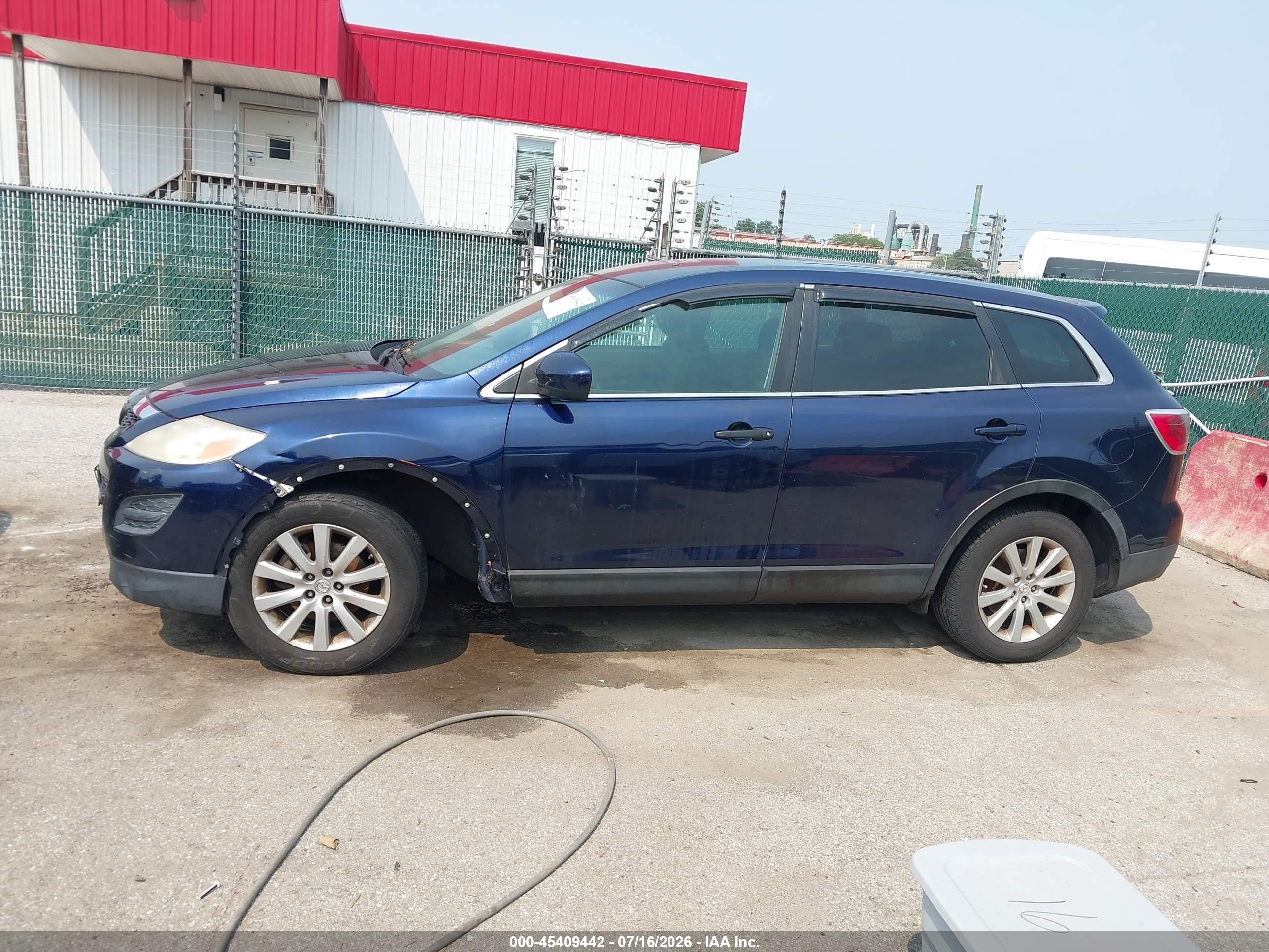 2010 Mazda Cx-9 Sport Blue vin: JM3TB2MV1A0211497