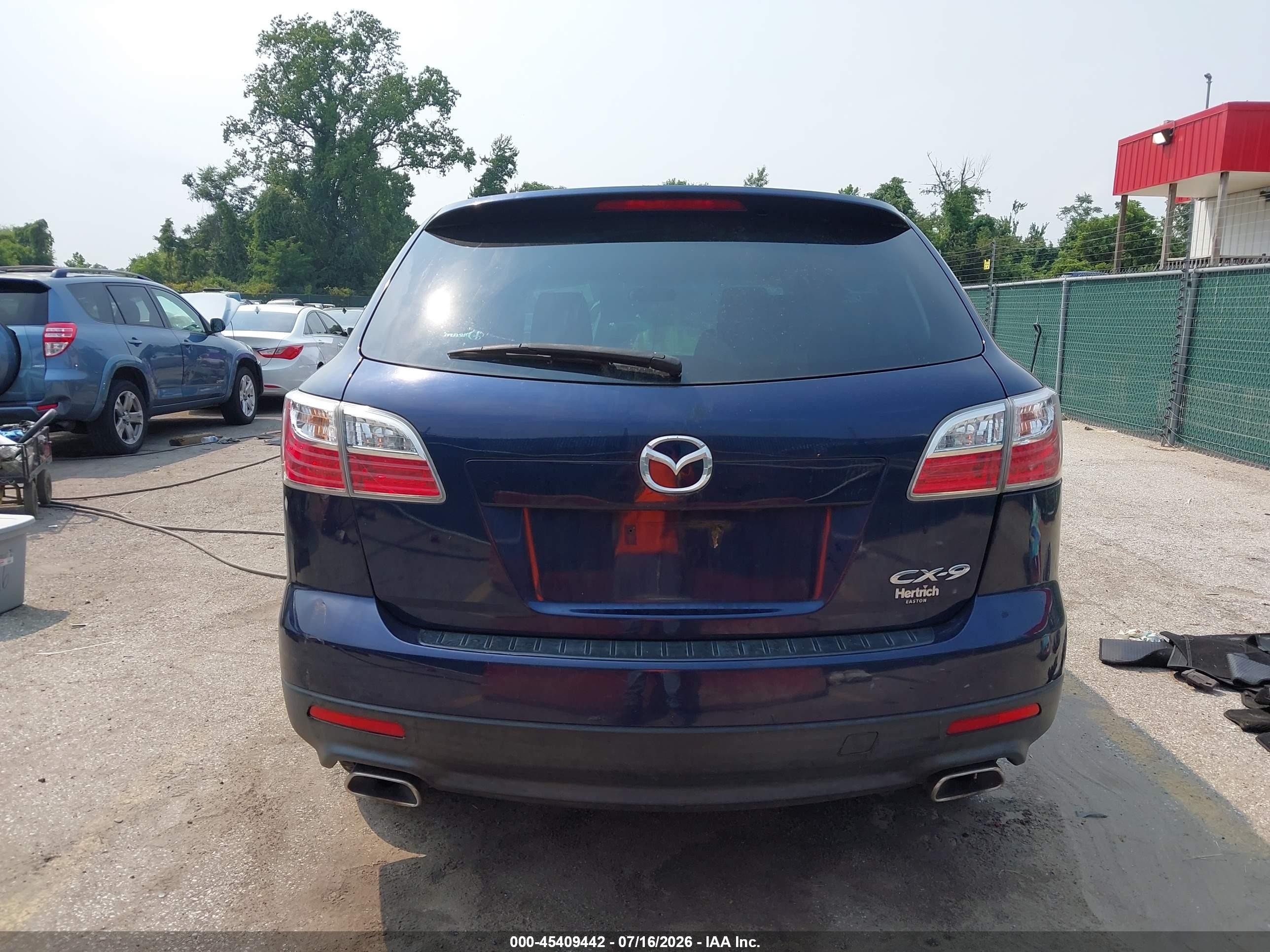 2010 Mazda Cx-9 Sport Blue vin: JM3TB2MV1A0211497