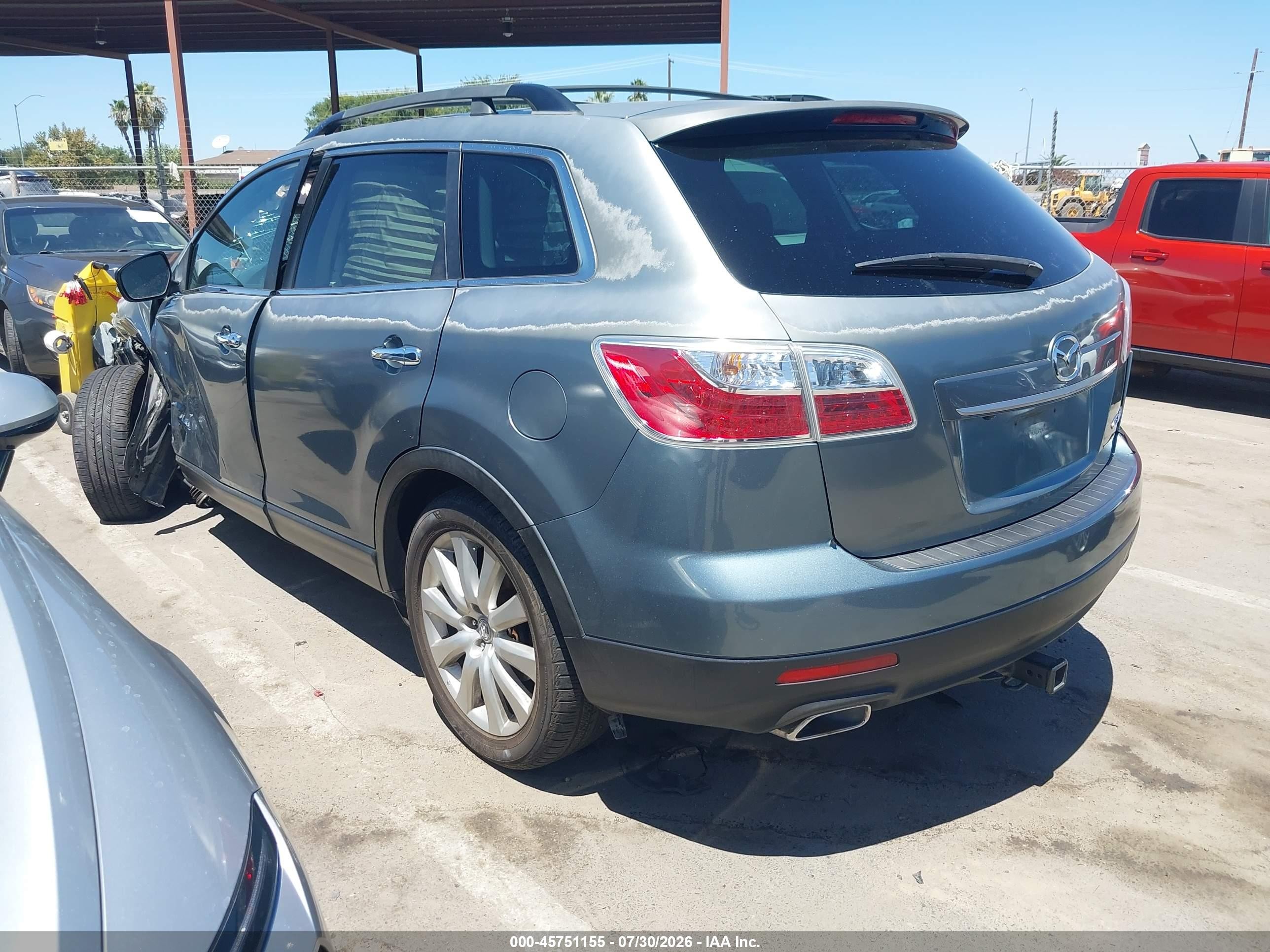 2010 Mazda Cx-9 Grand Touring Green vin: JM3TB2MV3A0203322
