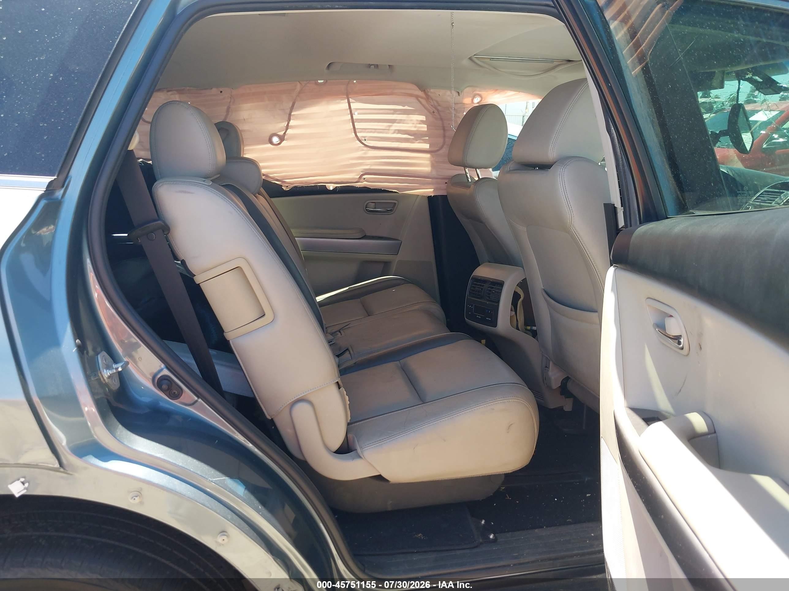2010 Mazda Cx-9 Grand Touring Green vin: JM3TB2MV3A0203322