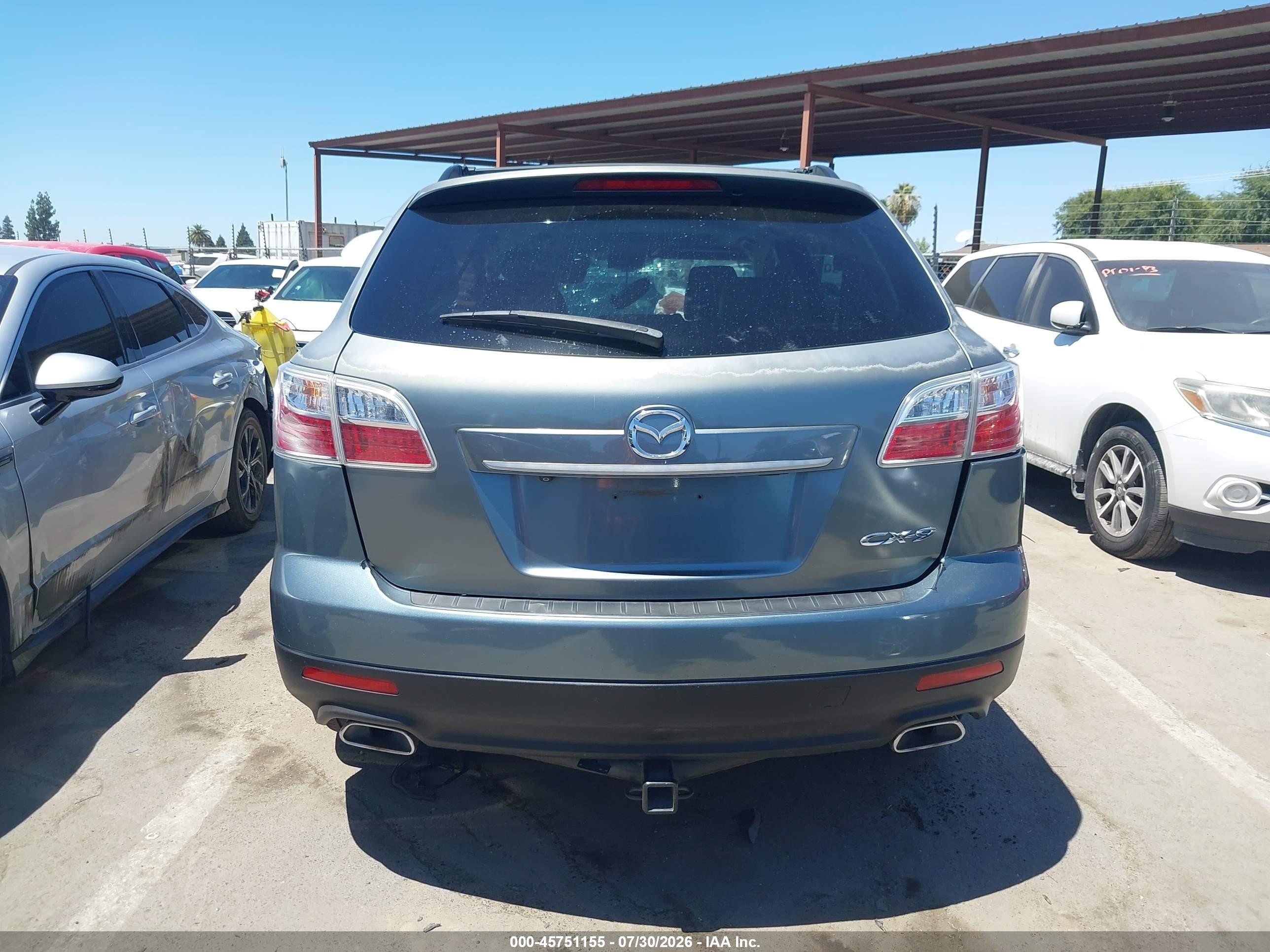 2010 Mazda Cx-9 Grand Touring Green vin: JM3TB2MV3A0203322
