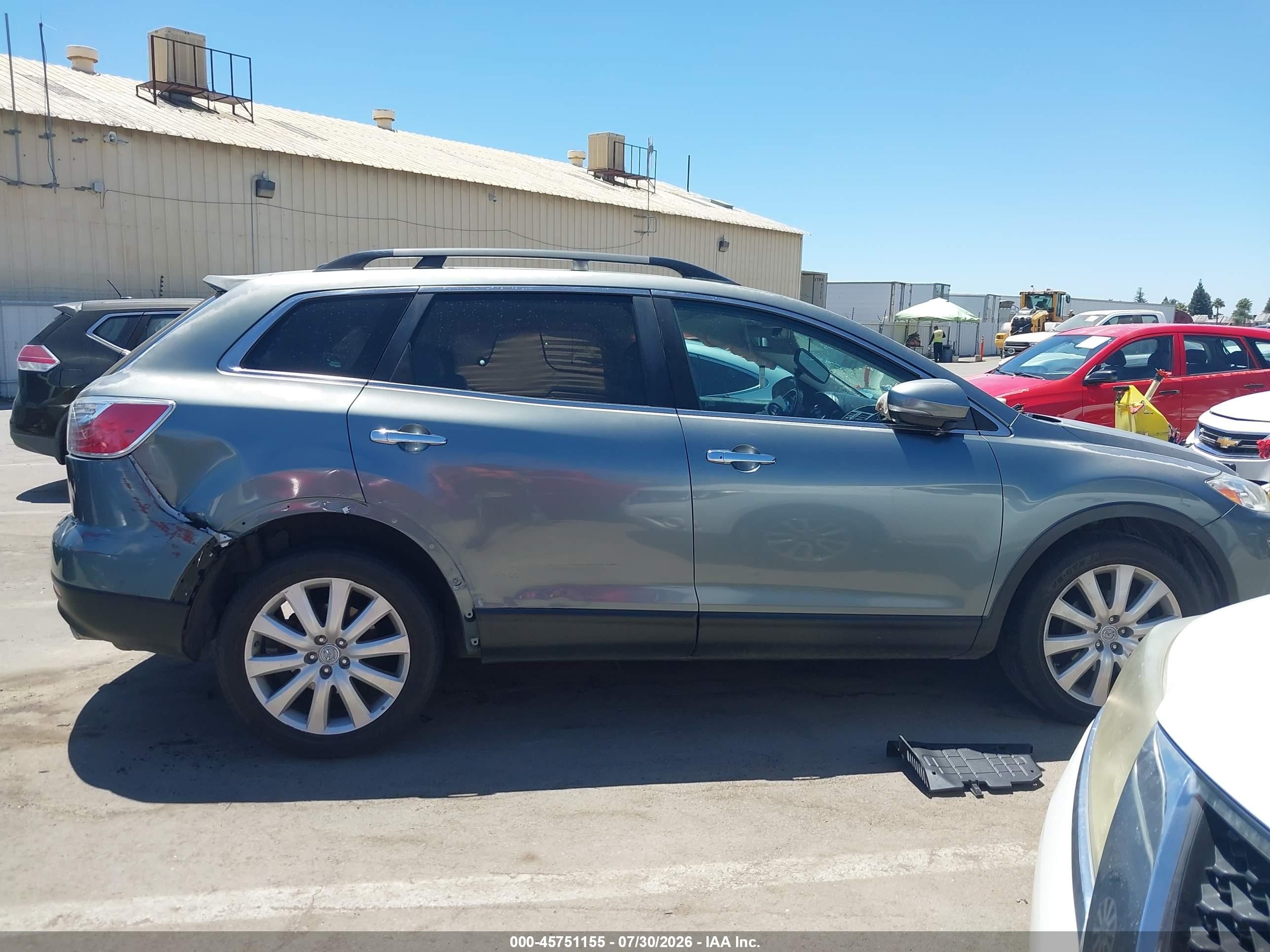 2010 Mazda Cx-9 Grand Touring Green vin: JM3TB2MV3A0203322