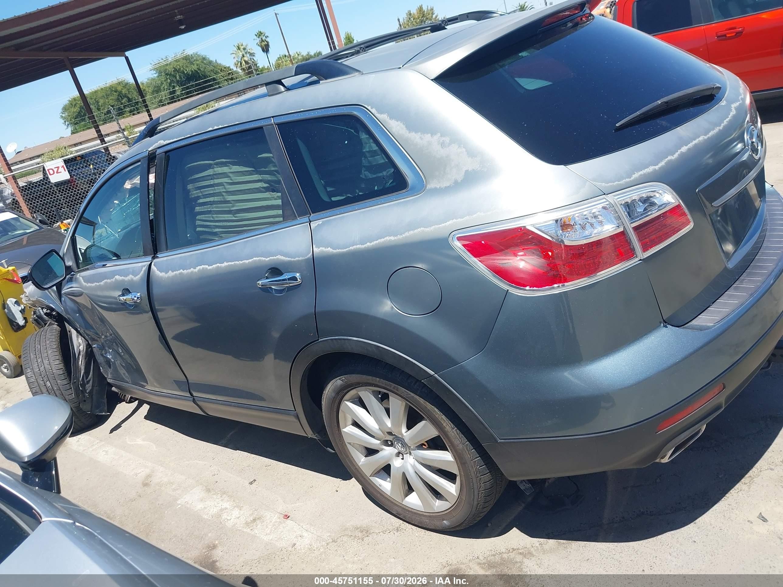 2010 Mazda Cx-9 Grand Touring Green vin: JM3TB2MV3A0203322