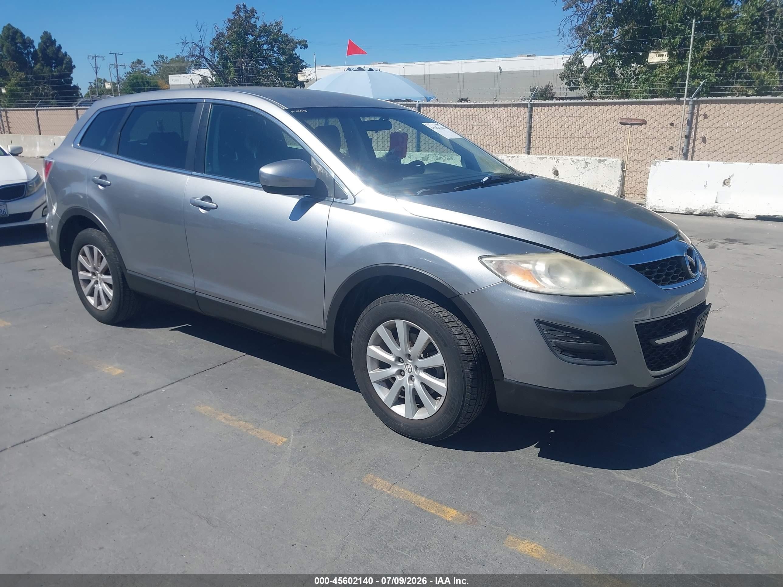 2010 Mazda Cx-9 Touring Gray vin: JM3TB2MV3A0223702