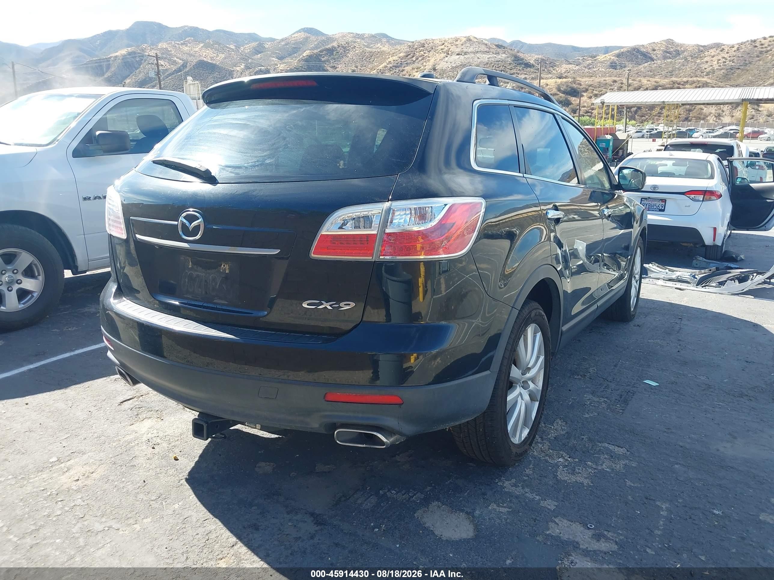 2010 Mazda Cx-9 Grand Touring Black vin: JM3TB2MV4A0229735