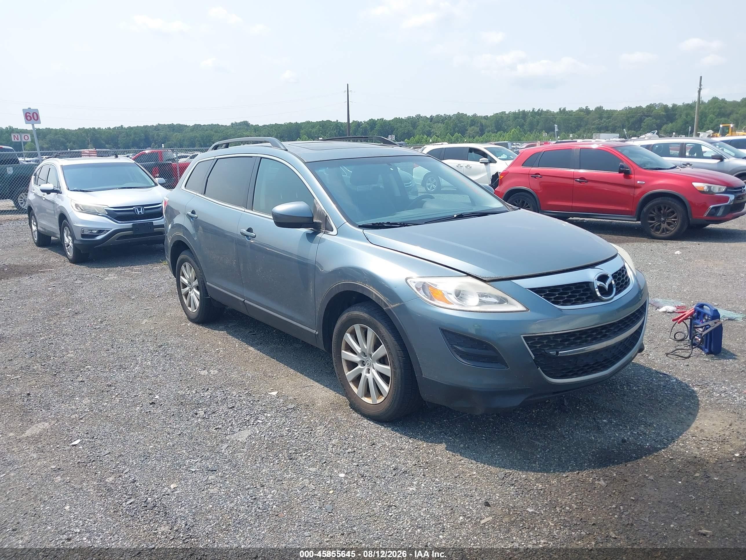 2010 Mazda Cx-9 Touring Зеленый vin: JM3TB2MV6A0215223