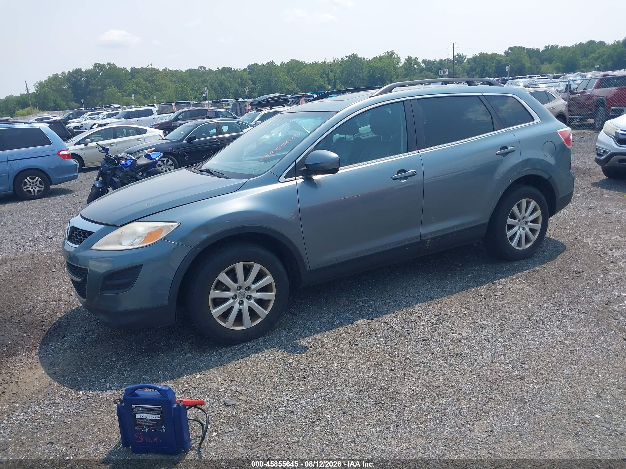 2010 Mazda Cx-9 Touring Зеленый vin: JM3TB2MV6A0215223