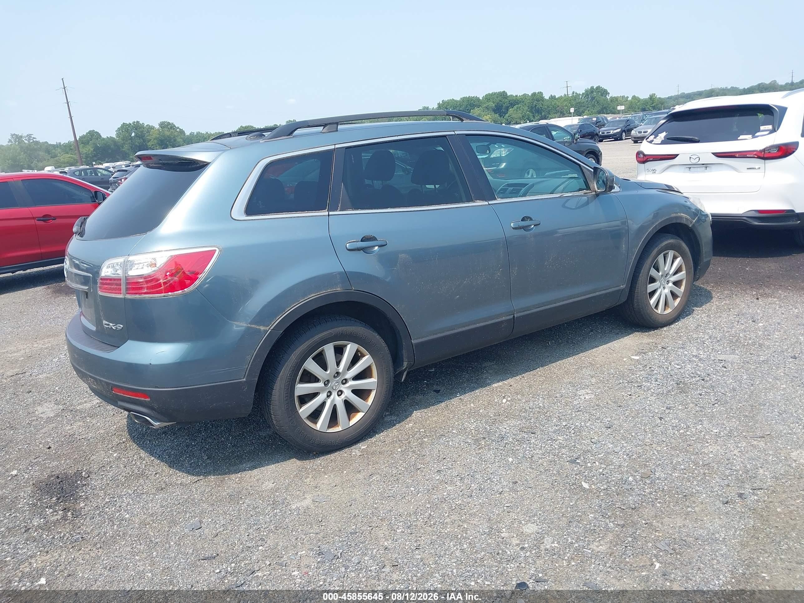 2010 Mazda Cx-9 Touring Зеленый vin: JM3TB2MV6A0215223