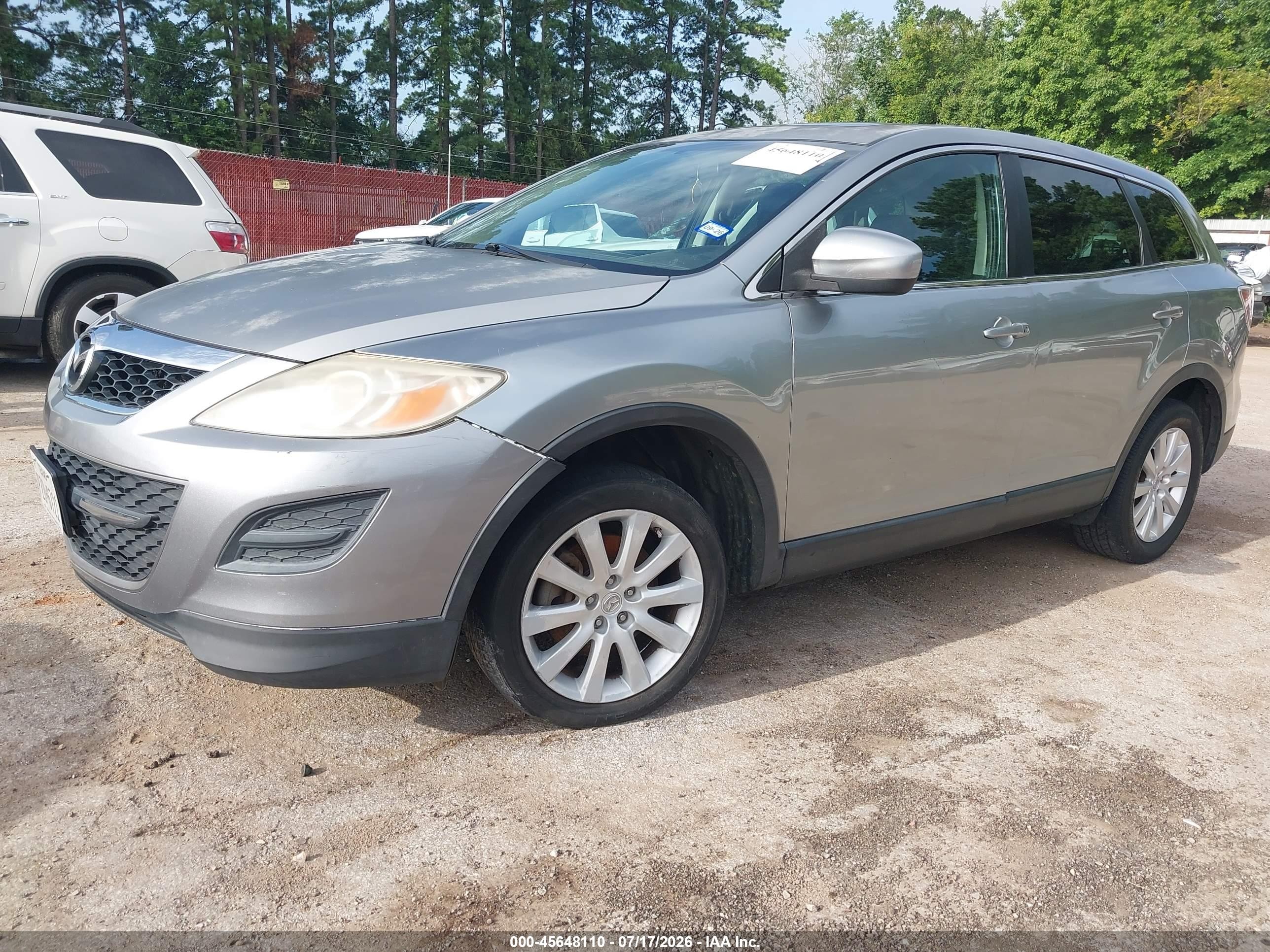 2010 Mazda Cx-9 Touring Silver vin: JM3TB2MV8A0237322