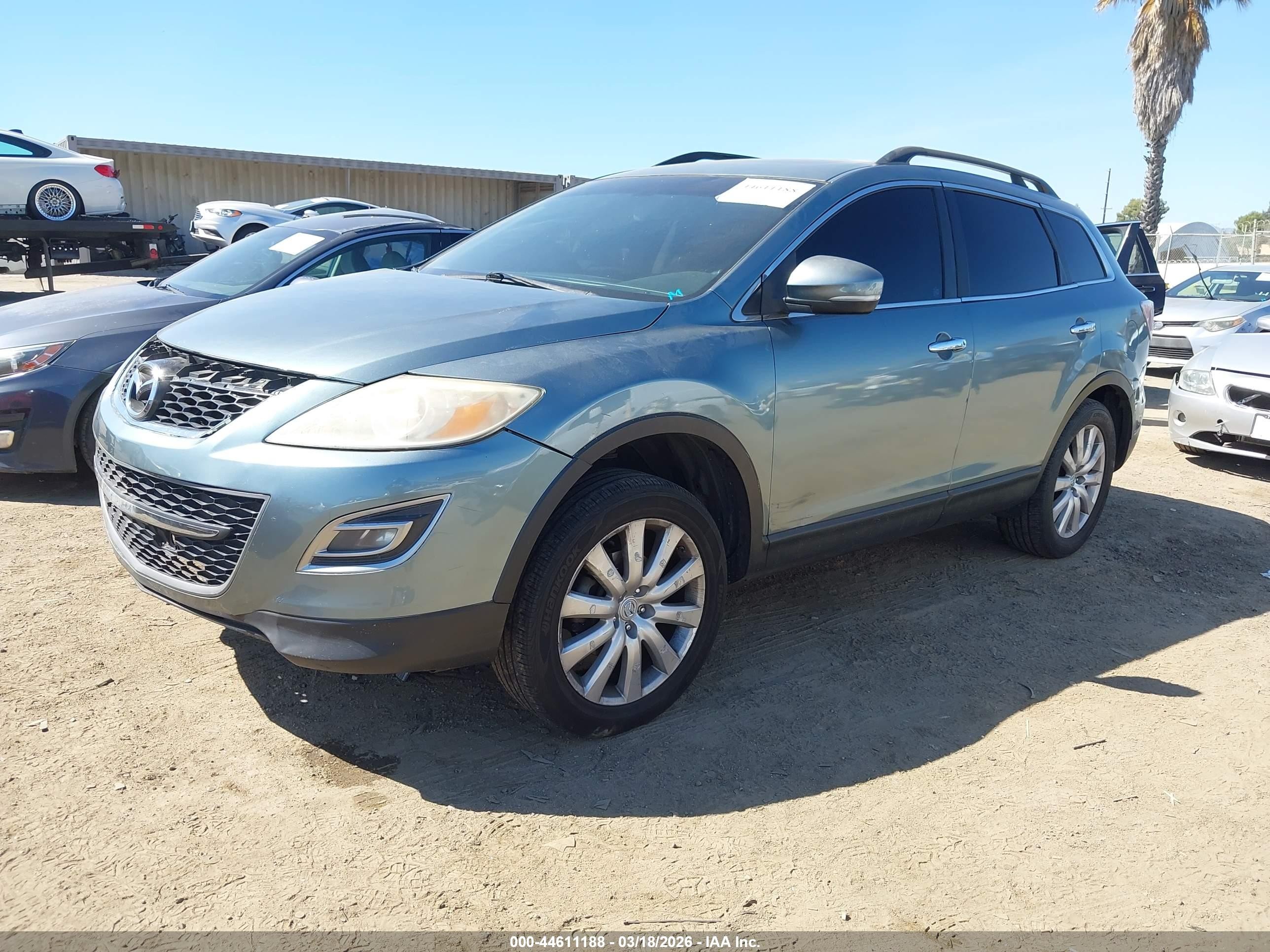 2010 Mazda Cx-9 Grand Touring Серый vin: JM3TB2MV9A0219282