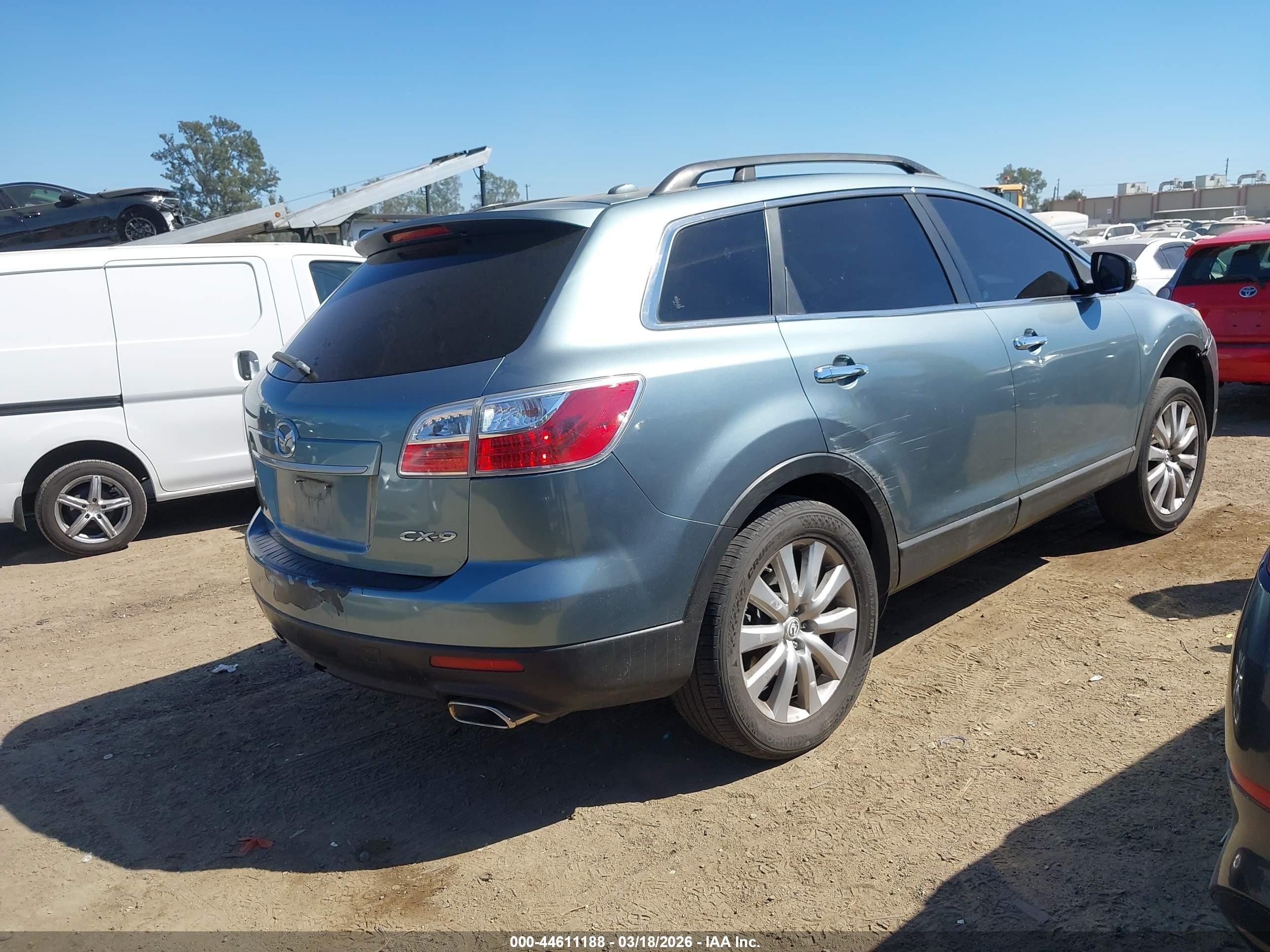 2010 Mazda Cx-9 Grand Touring Серый vin: JM3TB2MV9A0219282