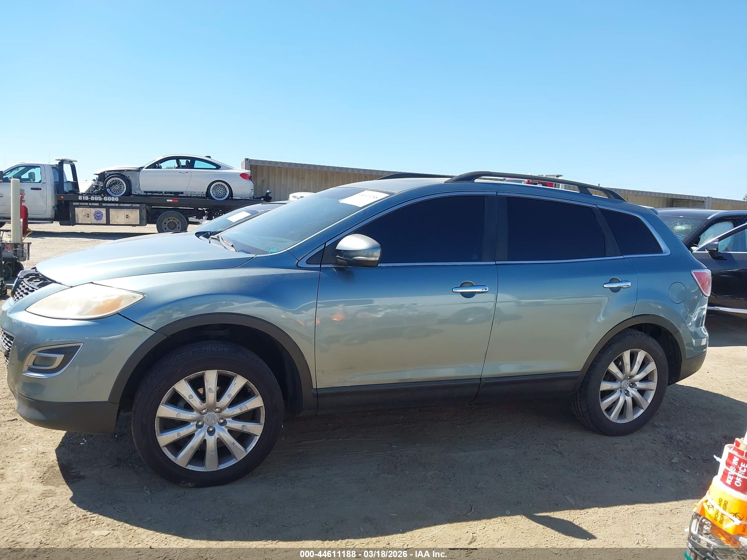 2010 Mazda Cx-9 Grand Touring Серый vin: JM3TB2MV9A0219282