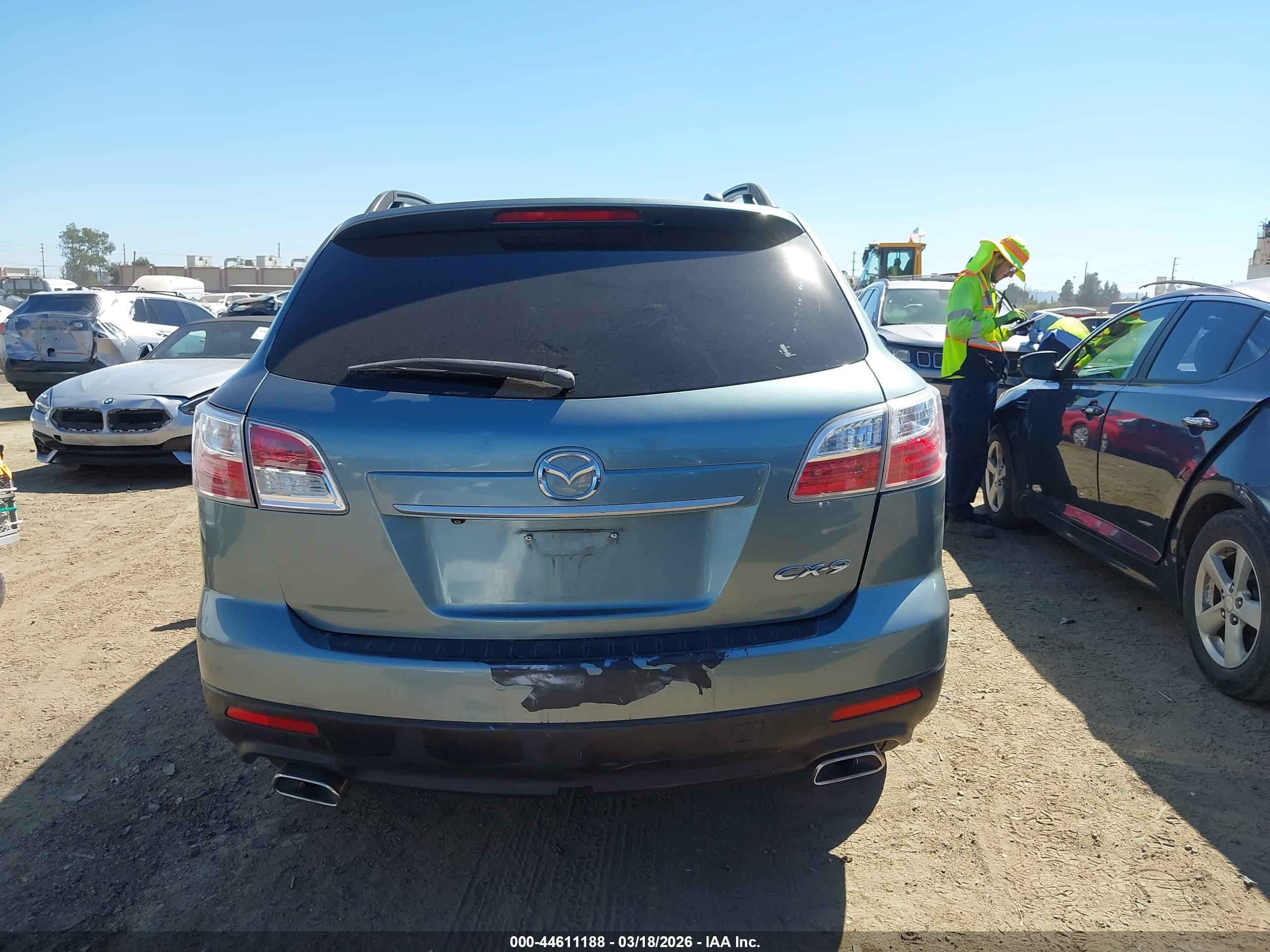 2010 Mazda Cx-9 Grand Touring Серый vin: JM3TB2MV9A0219282