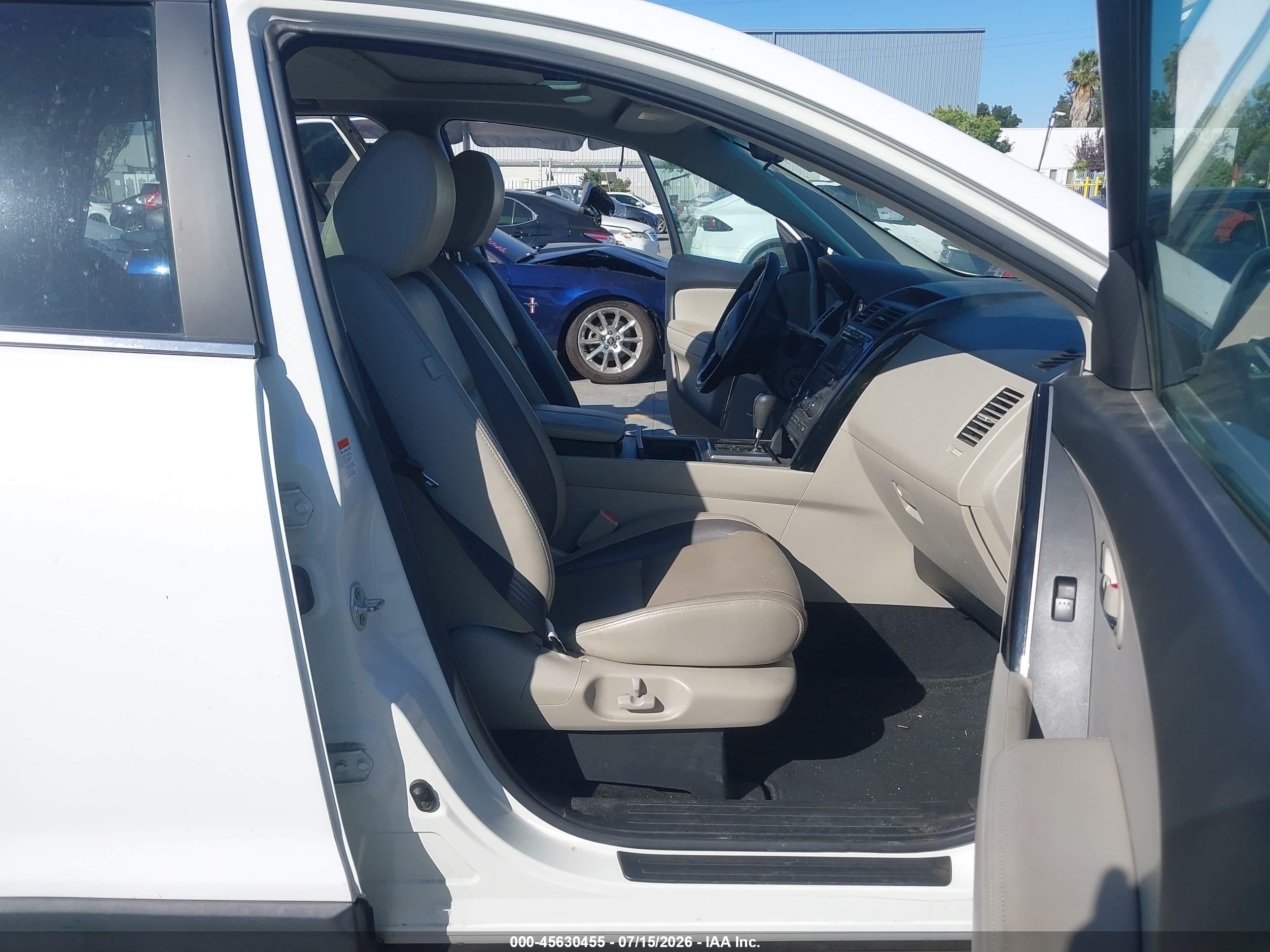 2010 Mazda Cx-9 Touring White vin: JM3TB2MV9A0220366