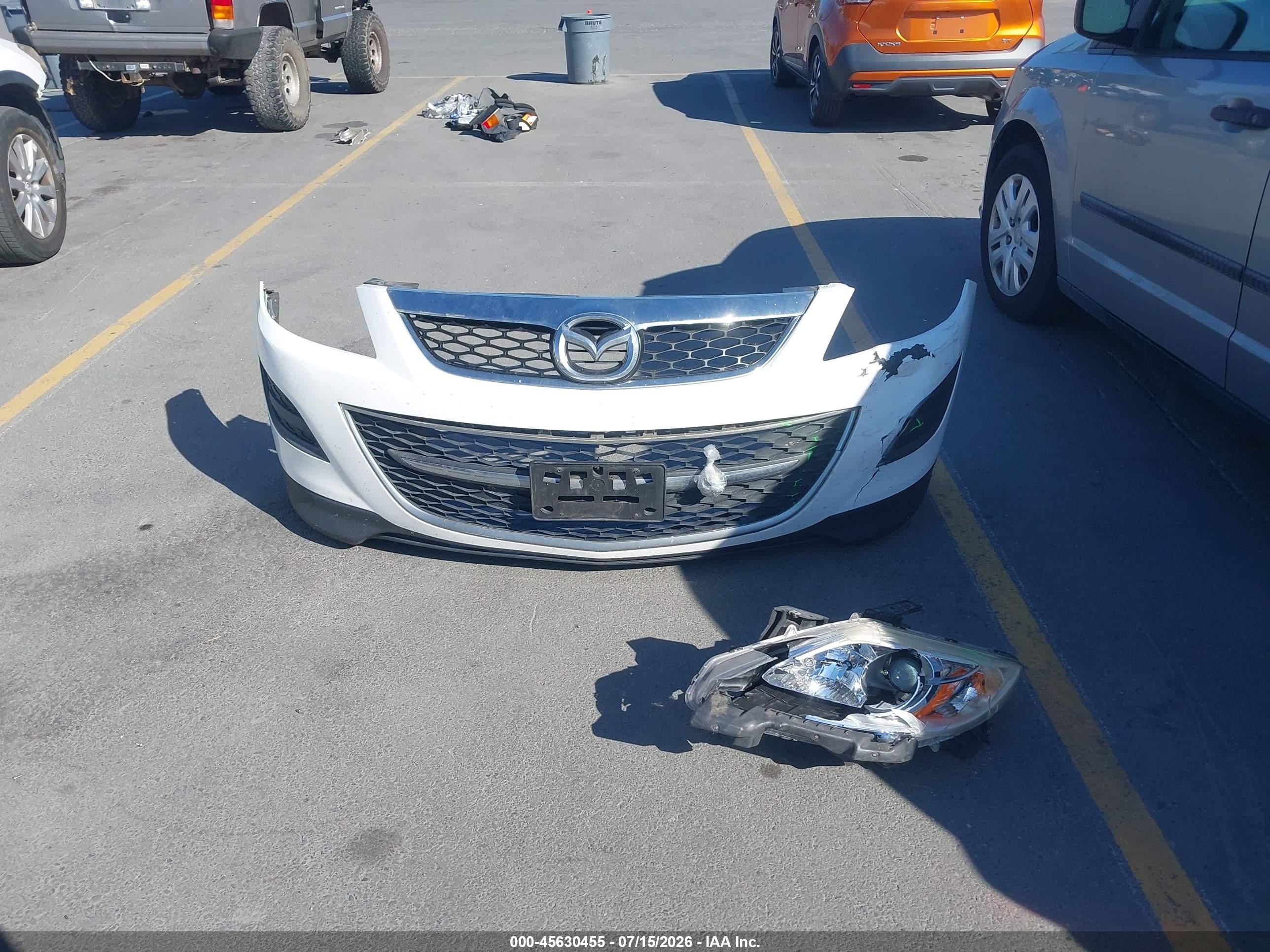 2010 Mazda Cx-9 Touring White vin: JM3TB2MV9A0220366