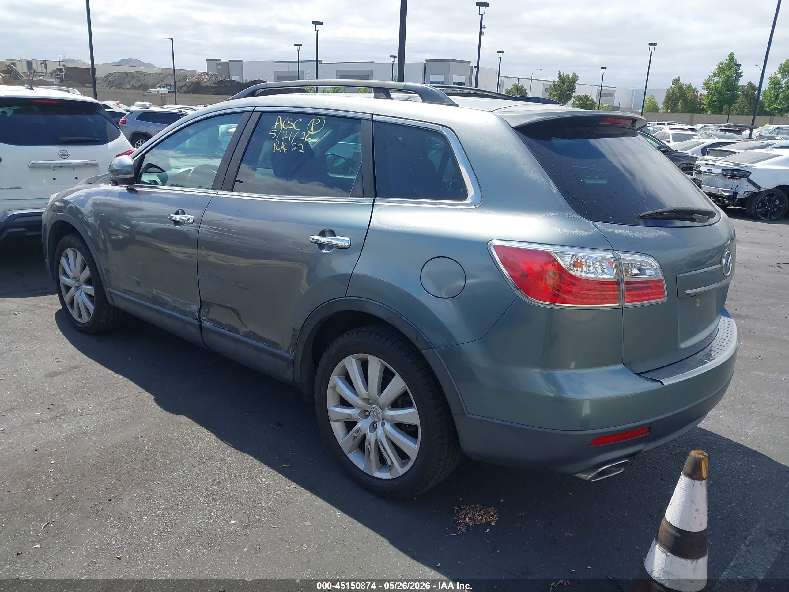 2010 Mazda Cx-9 Grand Touring Gray vin: JM3TB2MV9A0229942