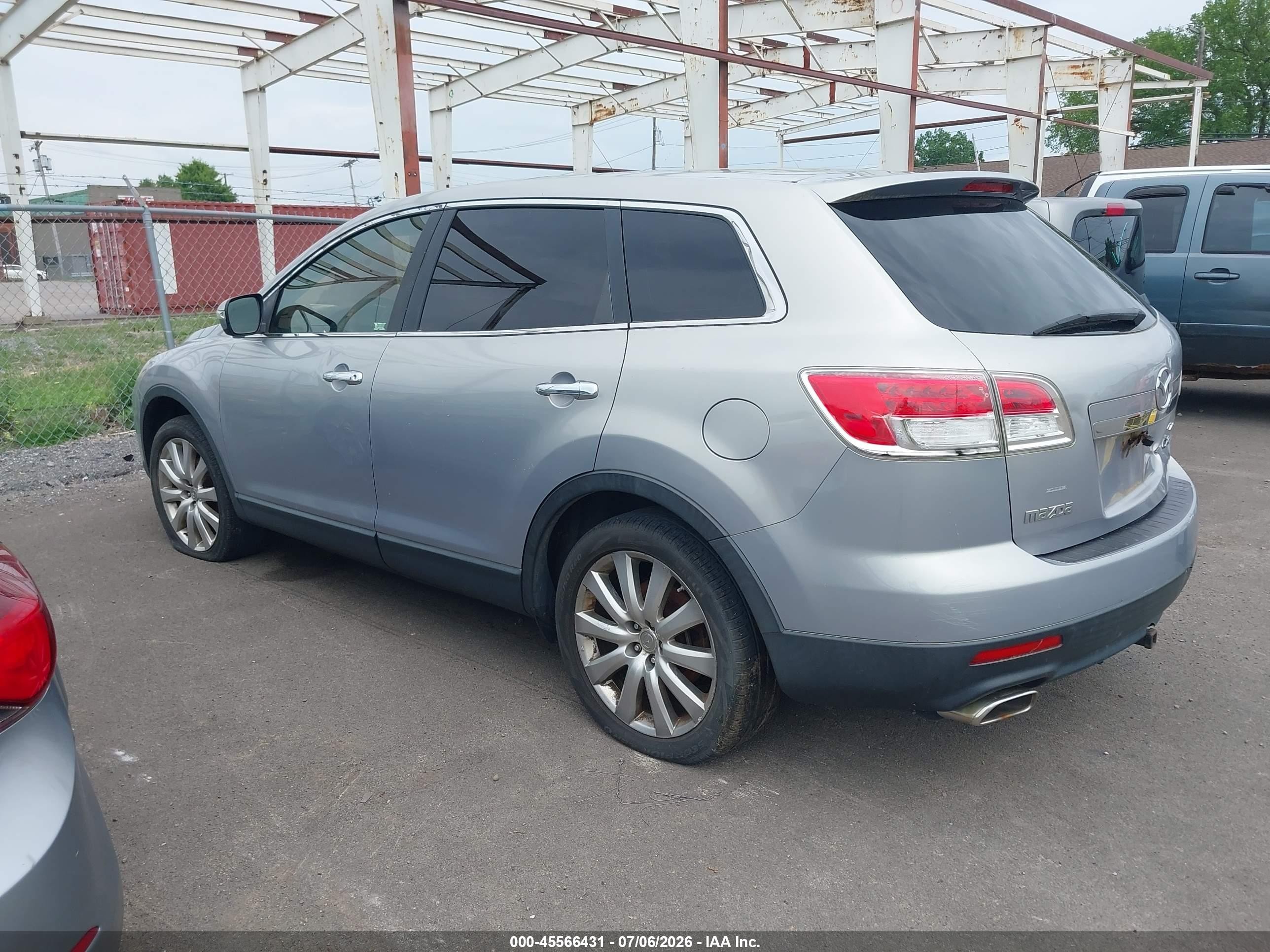 2008 Mazda Cx-9 Grand Touring Silver vin: JM3TB38A080151767