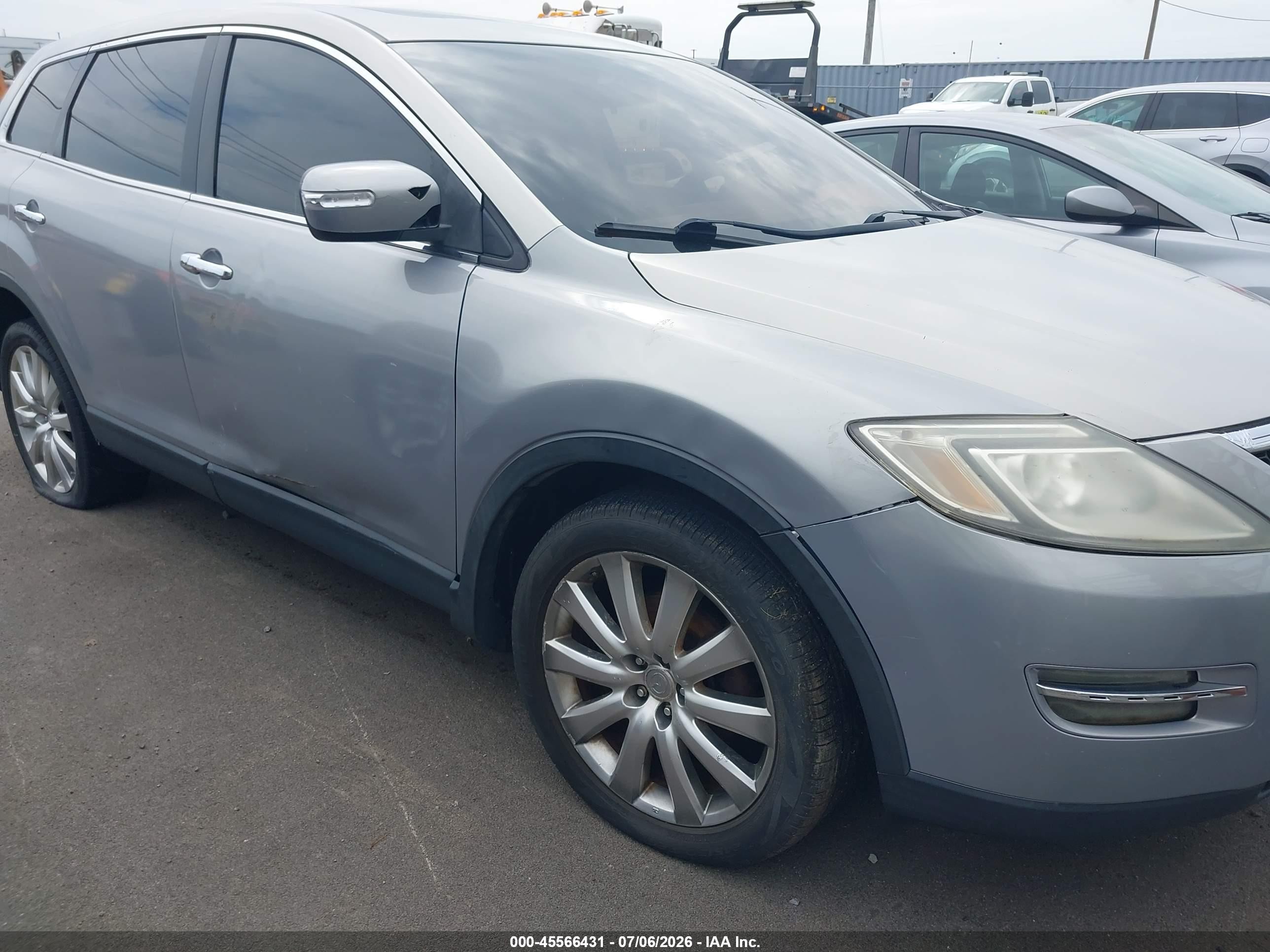 2008 Mazda Cx-9 Grand Touring Silver vin: JM3TB38A080151767