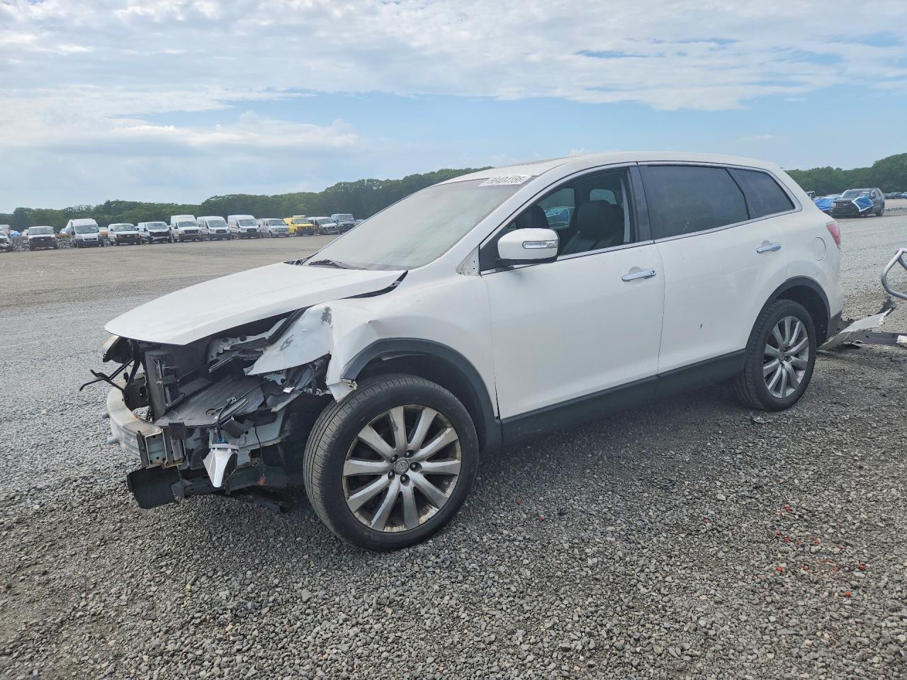 2008 Mazda Cx-9 White vin: JM3TB38A080161537