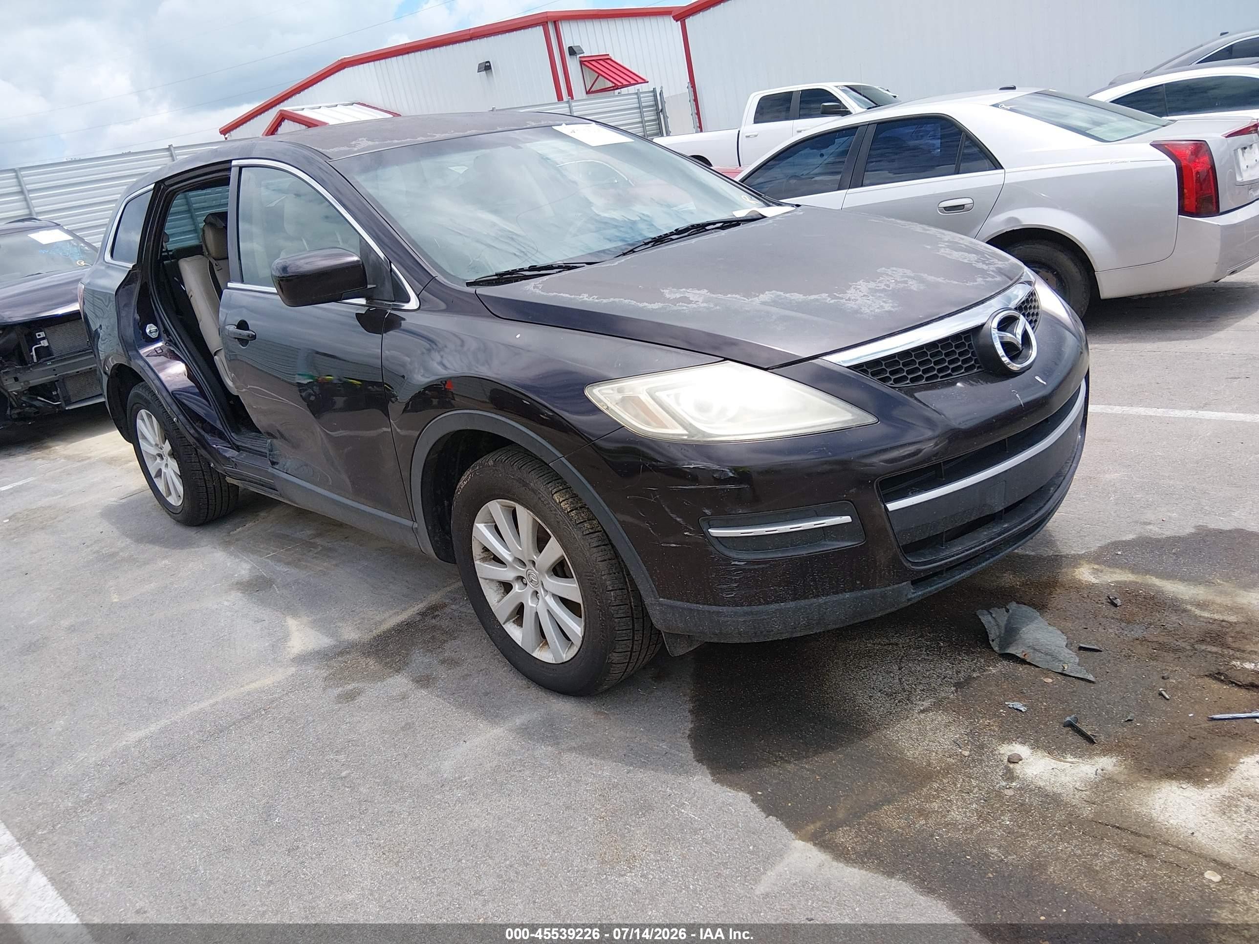 2009 Mazda Cx-9 Touring Purple vin: JM3TB38A090168764